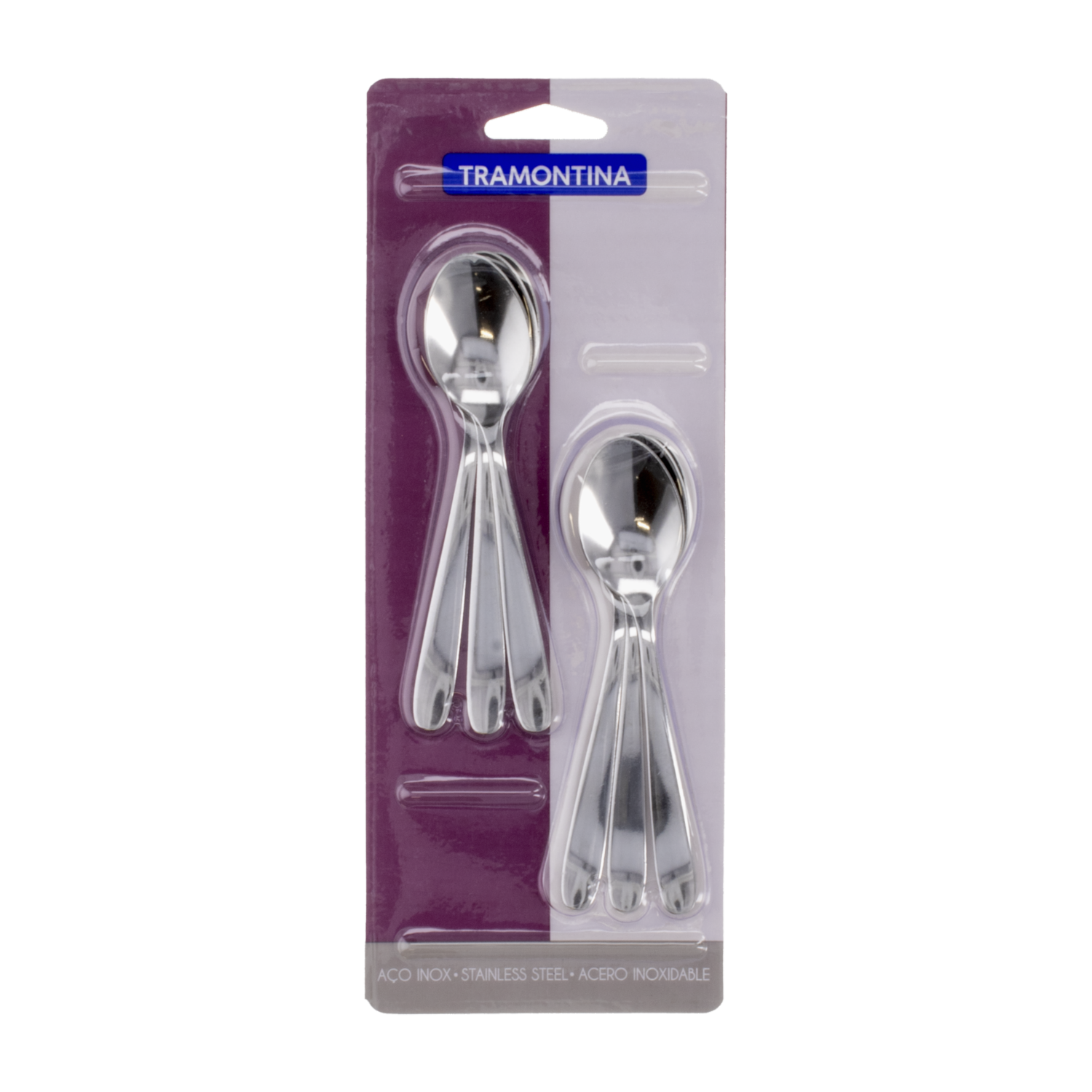 Set De Cubiertos Cucharas Para Té Diseño Hawái 6 Puestos TRAMONTINA 6 Piezas