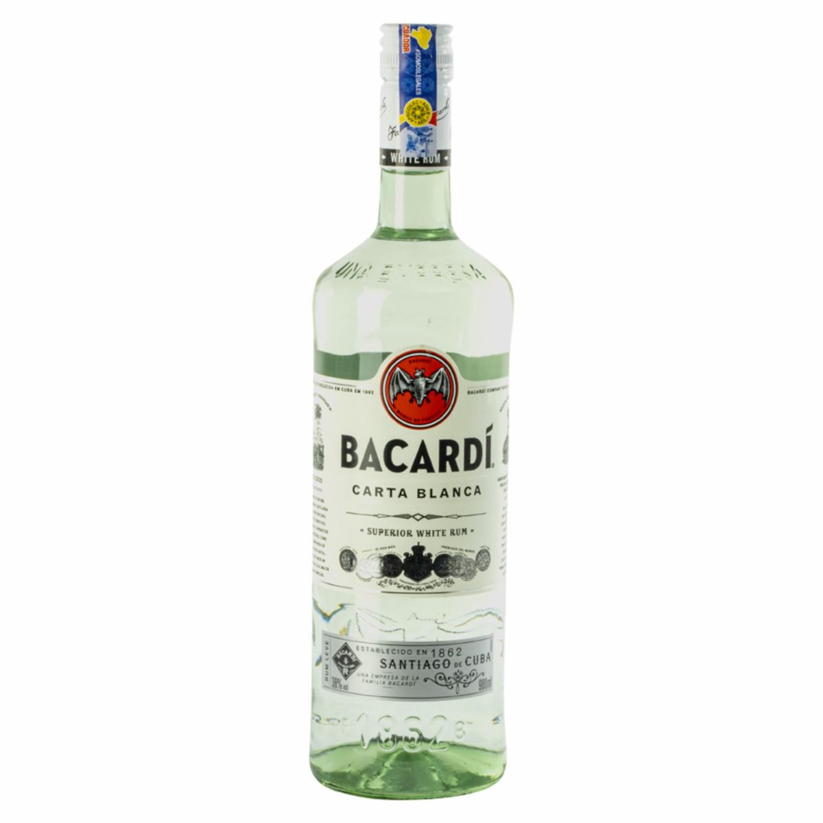 Ron Carta Blanca Superior BACARDÍ 980 ML