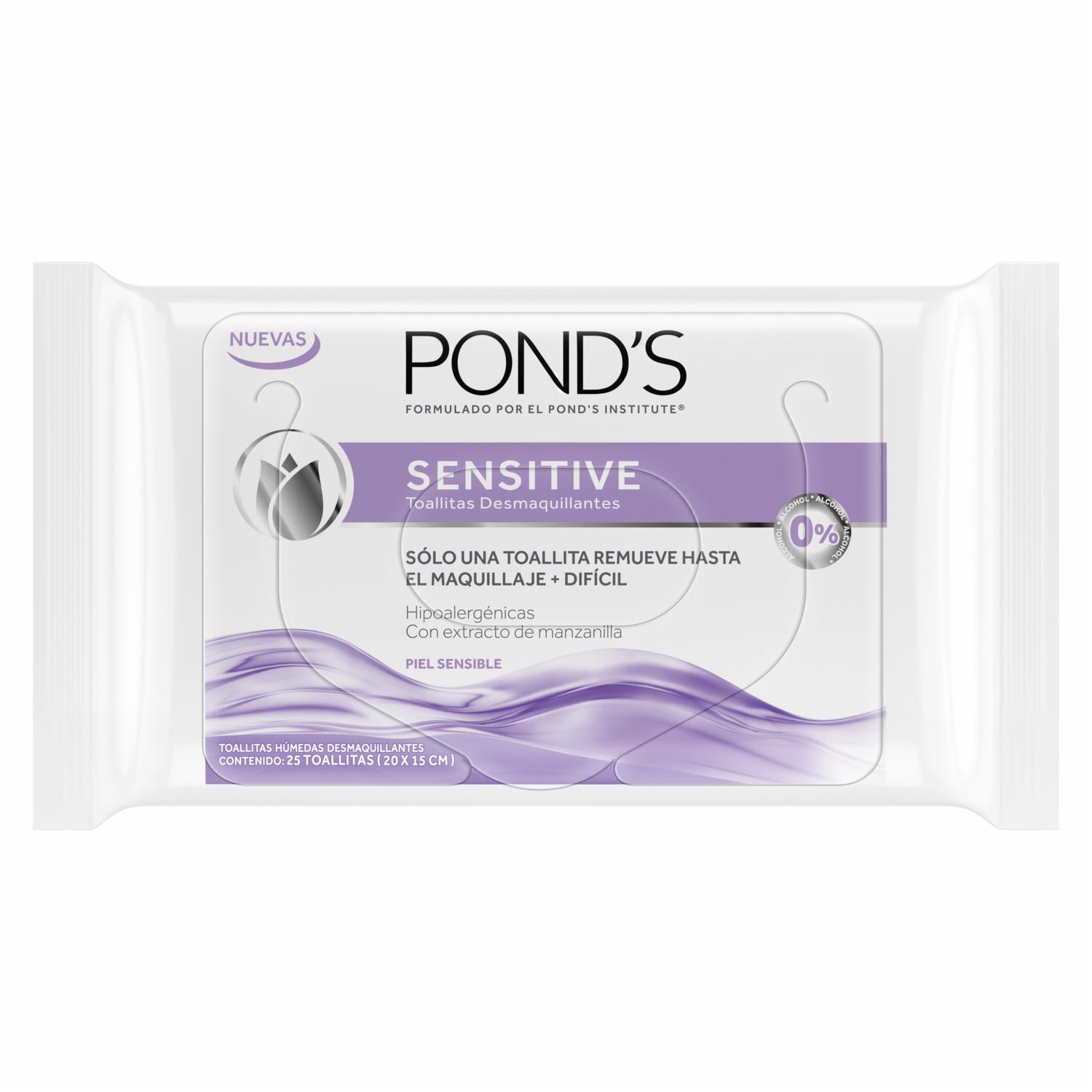Toallitas Desmaquillantes Sensitive POND’S X 25  Uds