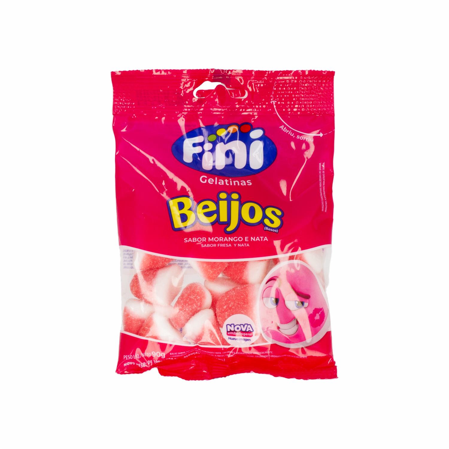 Gomas Besos Fresa FINI 90 g