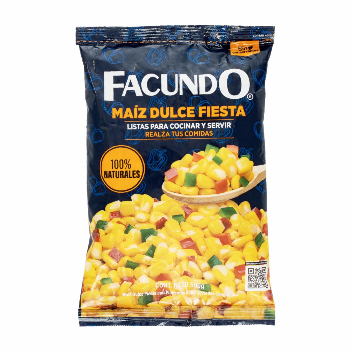Maíz Dulce Fiesta Congelado FACUNDO 500 G