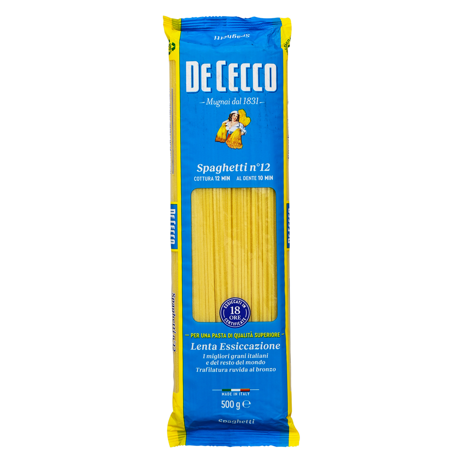 Spaghetti Pasta De Trigo Duro DE CECCO 500 g