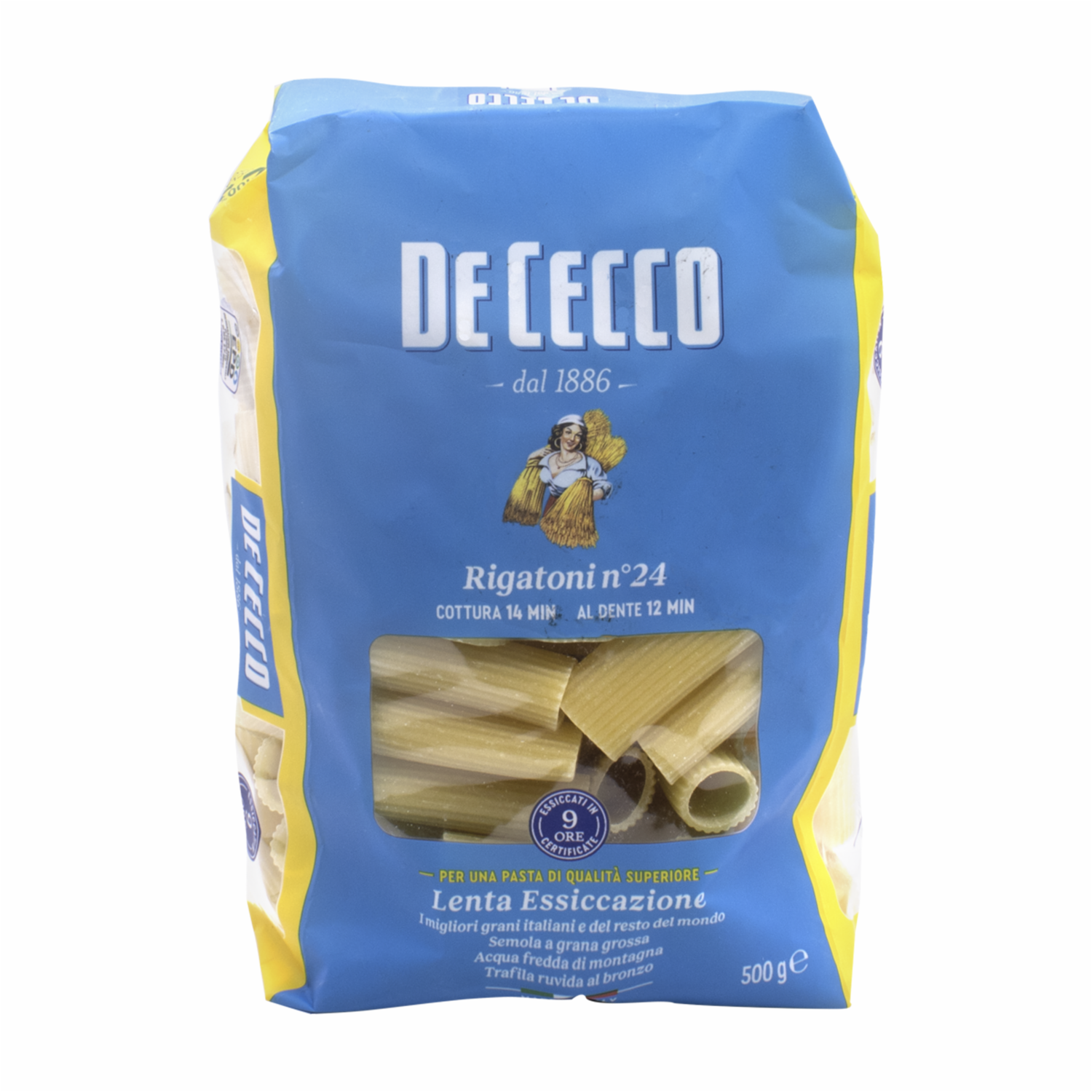 Pasta De Fideo De Trigo Duro Rigatoni DE CECCO 500 g
