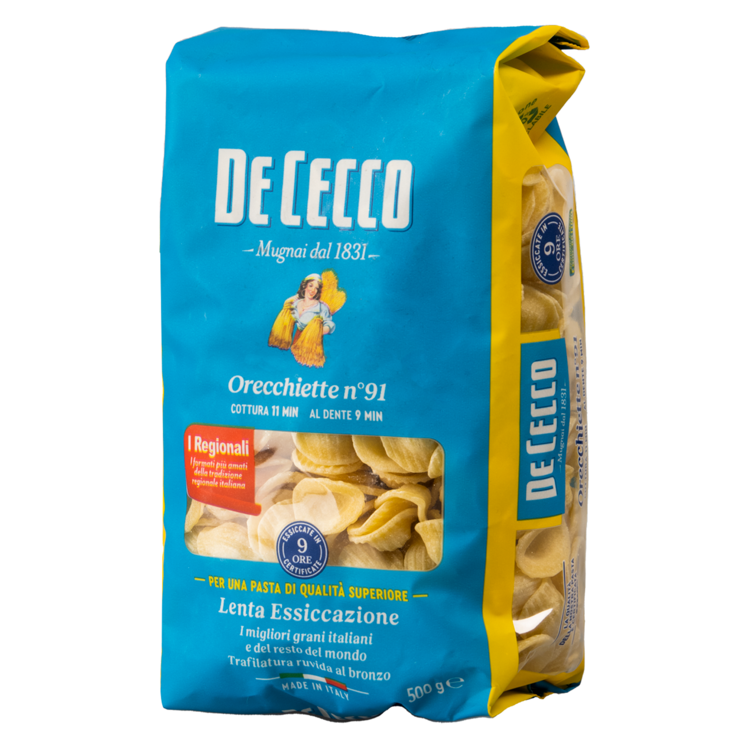 Pasta De Trigo Duro Orecchiette DE CECCO 500 G