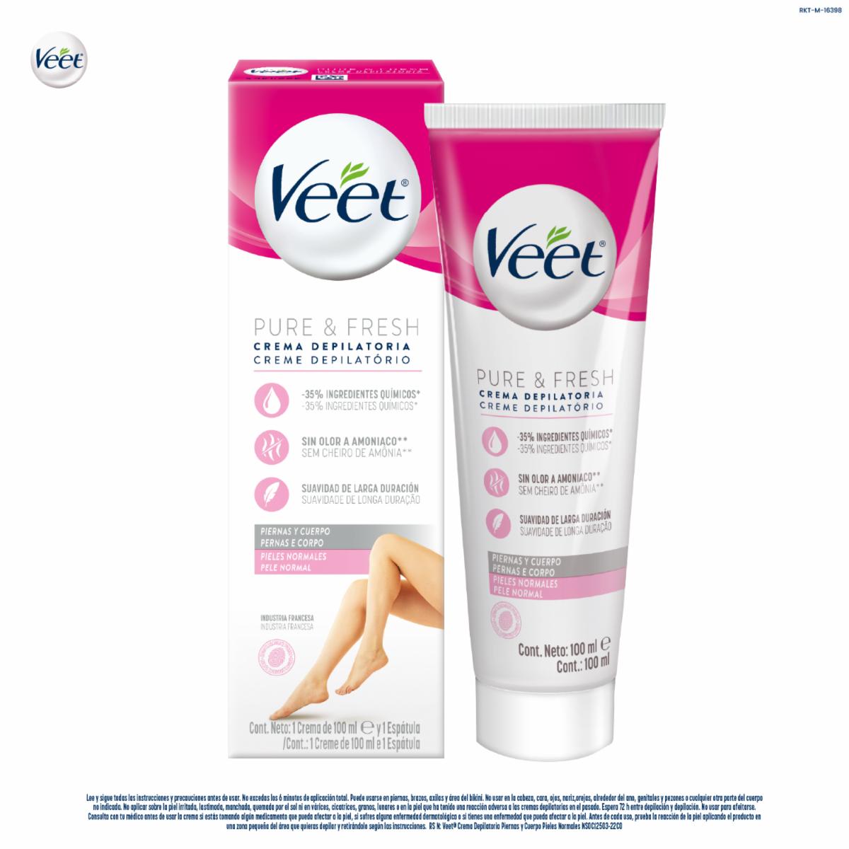 Crema Depilatoria Corporal De Pure Y Fresh VEET 100 Ml