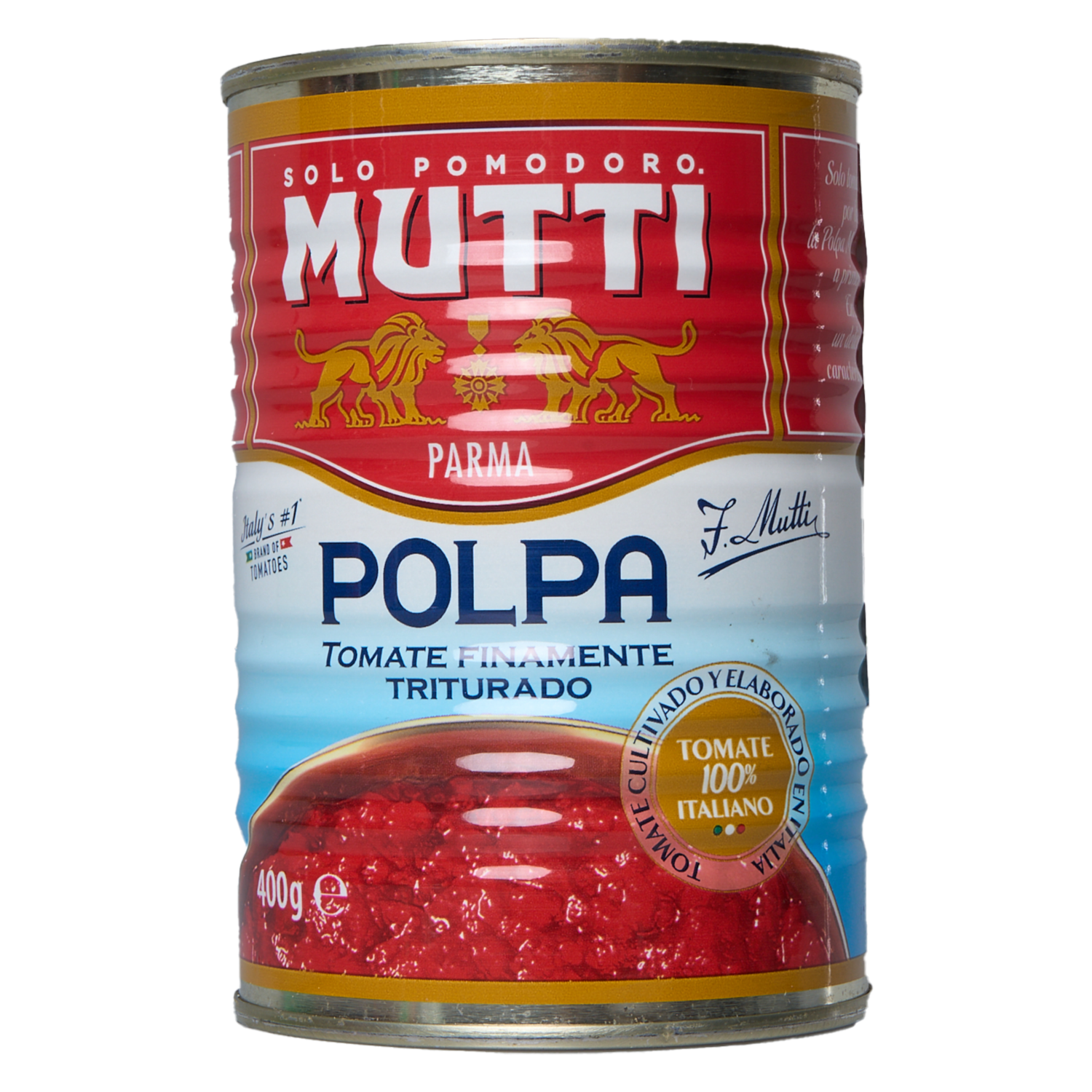 Pulpa De Tomate Baja En Azúcar MUTTI 400 g