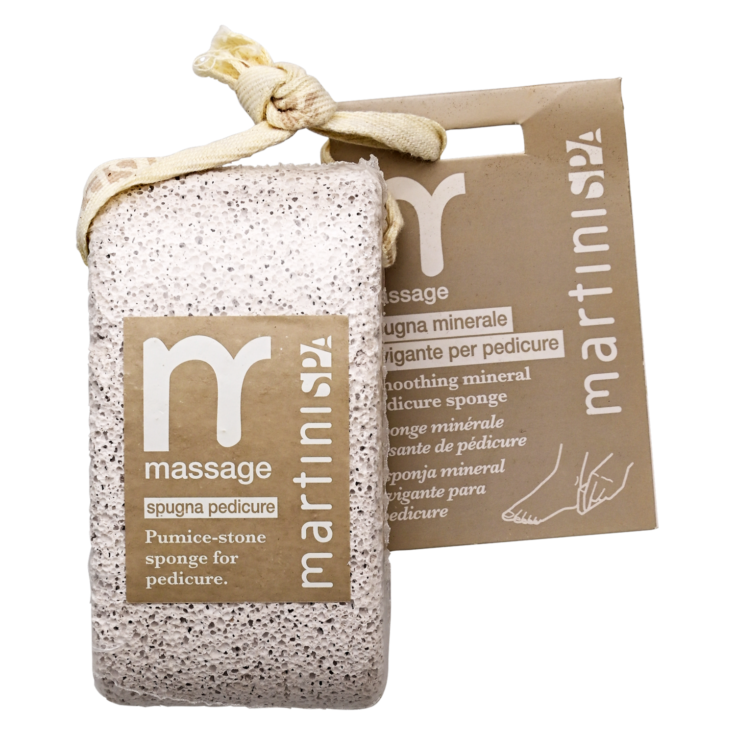 Esponja De Baño De Piedra Pomez MARTINI SPA 1 U