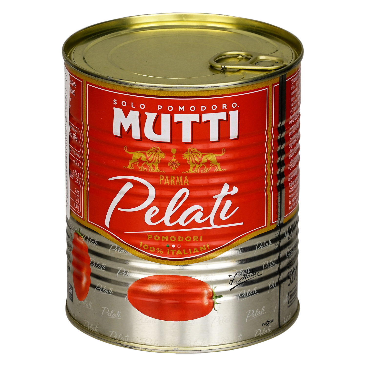 Tomates Pelados Enteros En Jugo De Tomate MUTTI Lata