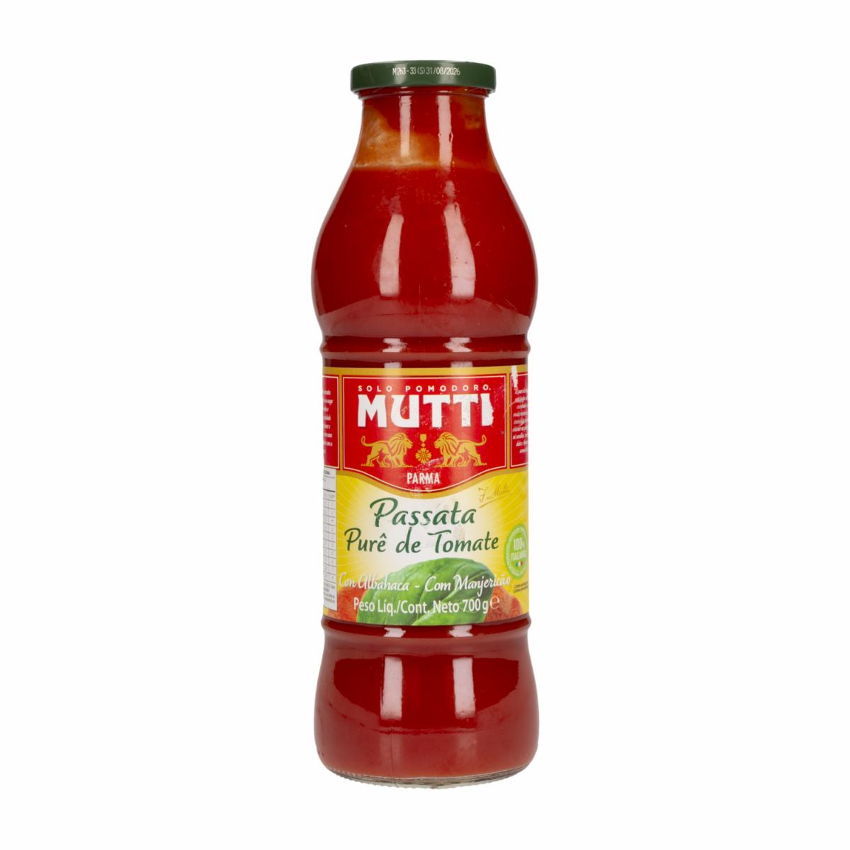 Pure De Tomate Con Albahaca Ba MUTTI 700 g
