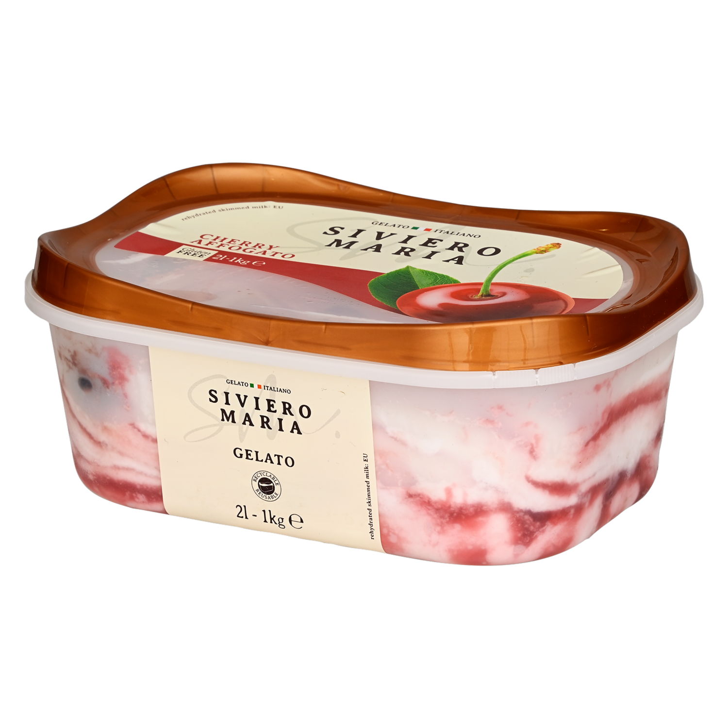 Helado Negra Y Caramelo SIVIERO MARIA 2000 ML