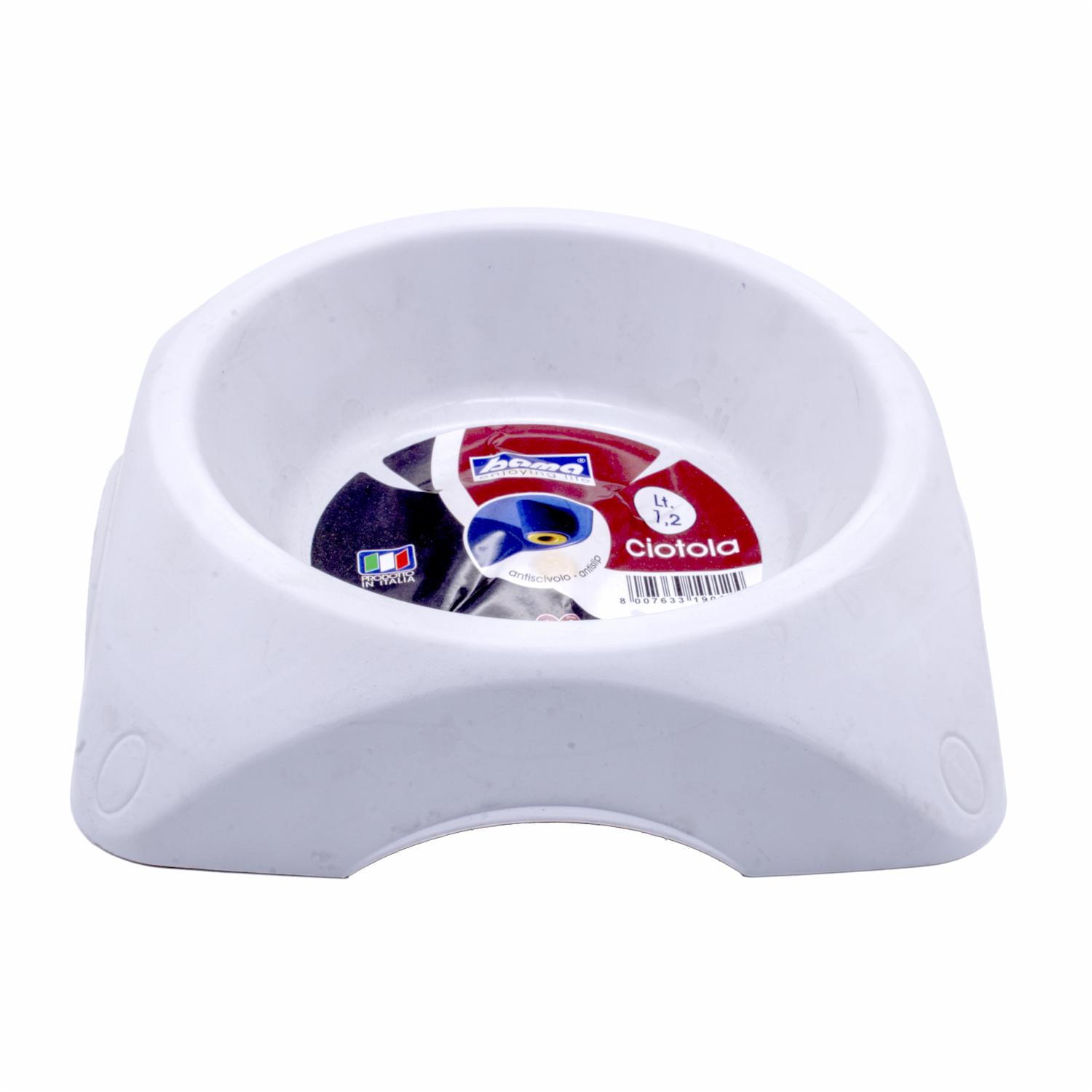 Plato Para Mascota De Plástico BAMA PET 1,2 L