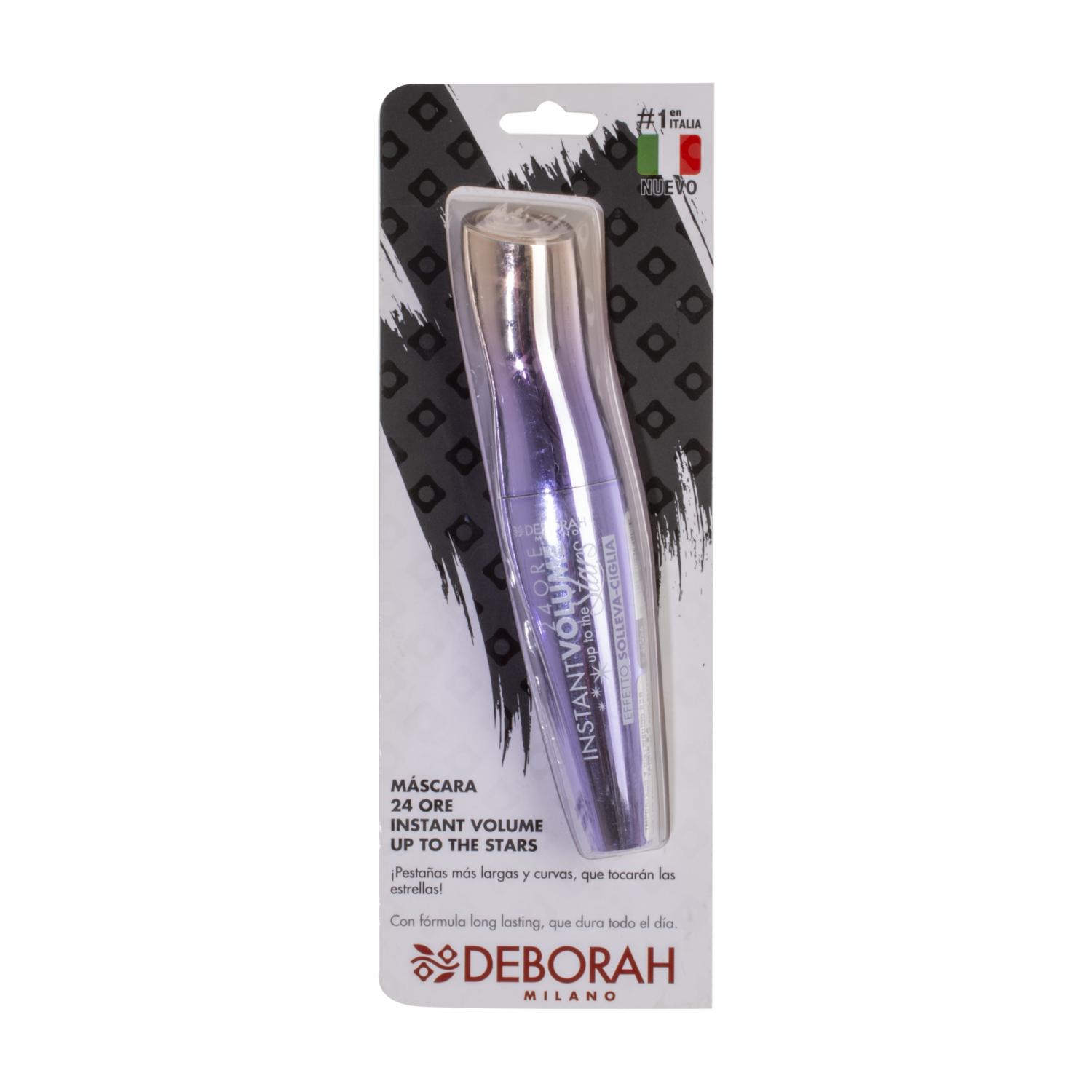 Máscara De Pestañas 24 Ore Instant Volumen Up To The Stars DEBORAH MILANO 12 Ml