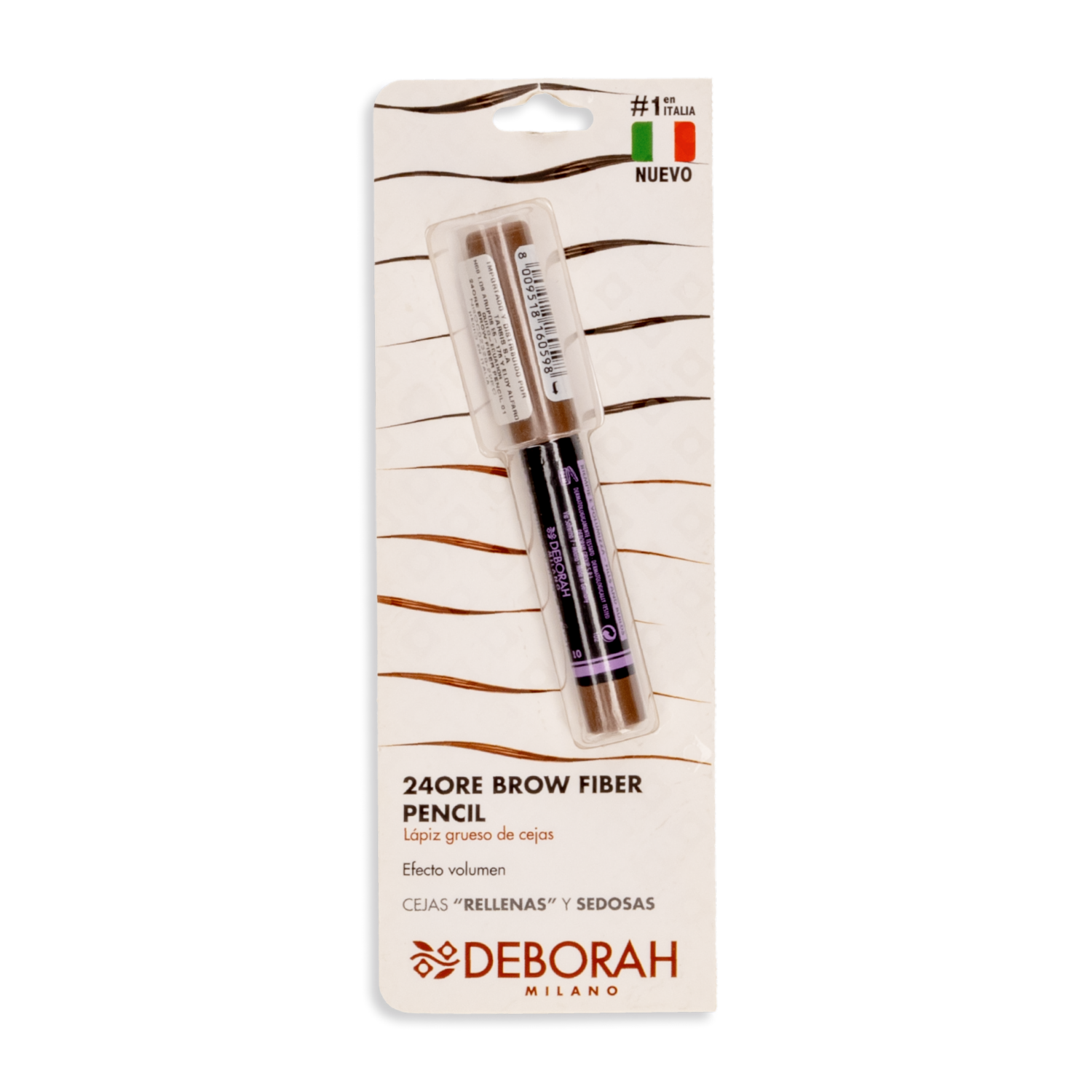 Delineador De Cejas 24 Ore Brow Fiber 01 DEBORAH MILANO 1,50 G