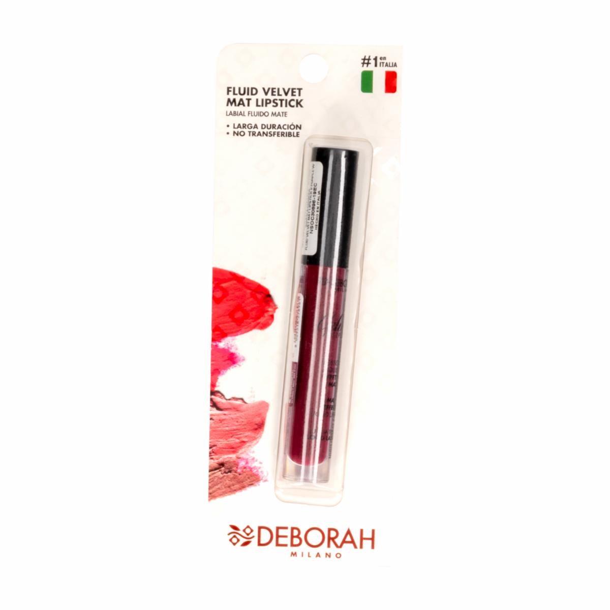 Labial Líquido Matte Purple Wine DEBORAH MILANO Unidad