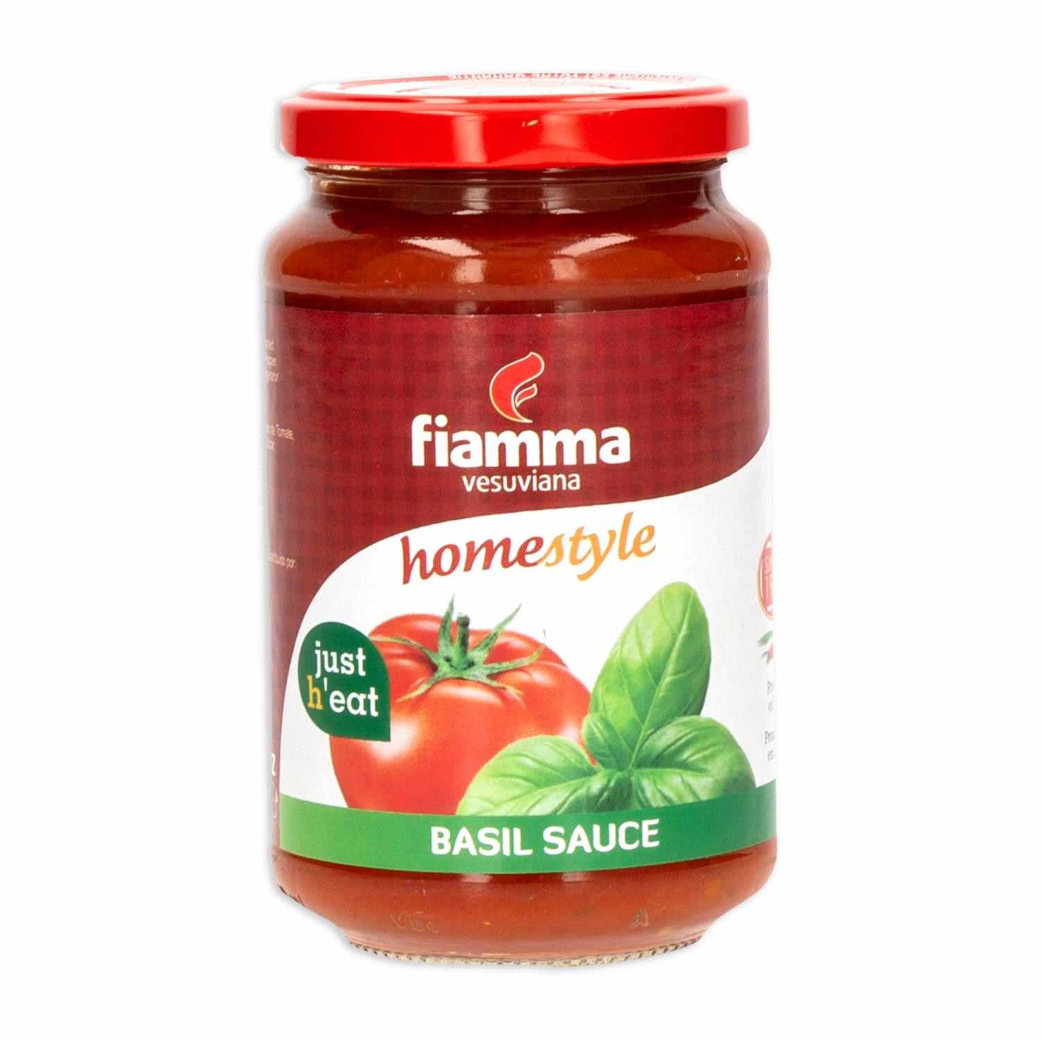 Salsa A Base De Tomate Vesuviana Con Albahaca FIAMMA VESUVIANA 350 G
