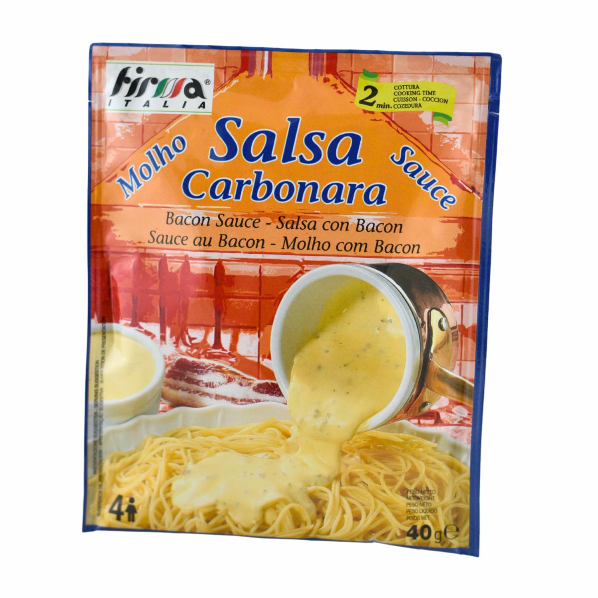 Salsa Alla Carbonara Con Tocino FIRMA ITALIA 40 G