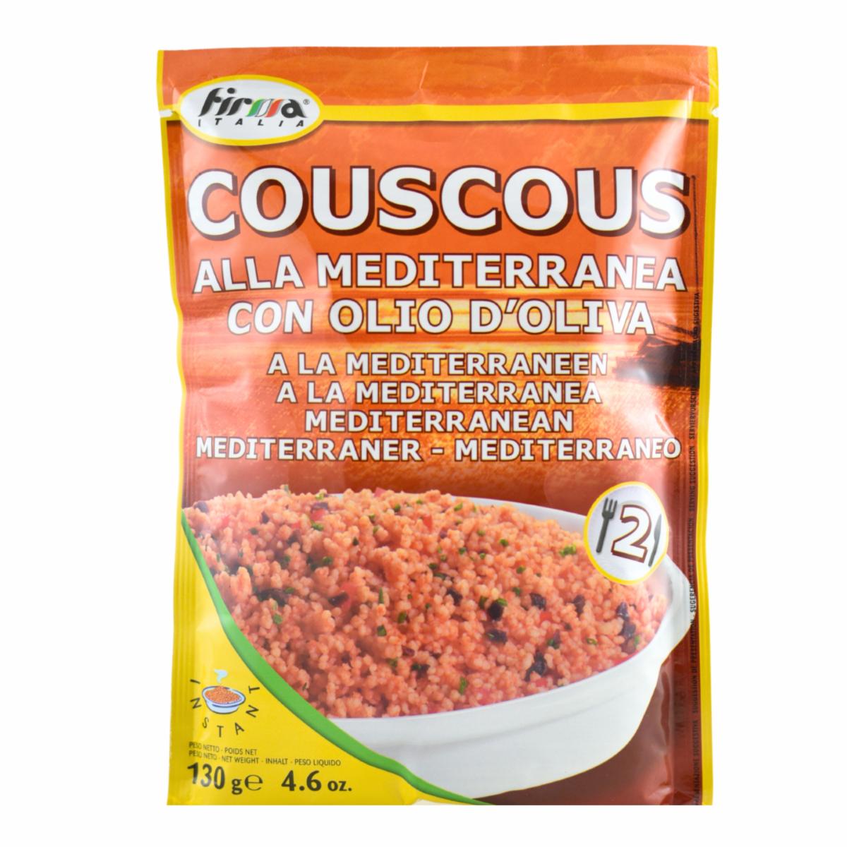 Couscous Alla Mediterrania Con Aceite De Oliva FIRMA ITALIA 130 G