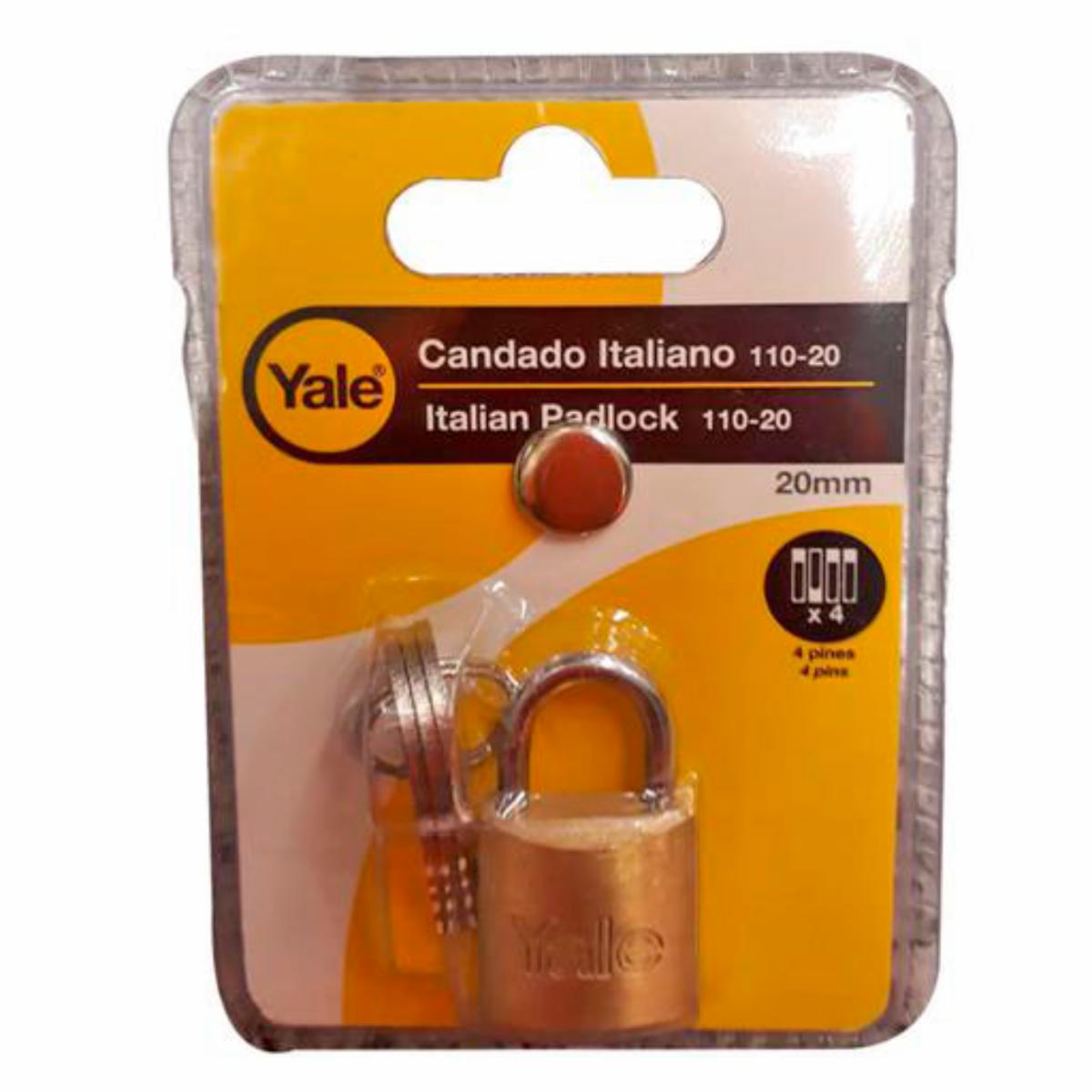 Candado De 20 Milímetros YALE Unidad