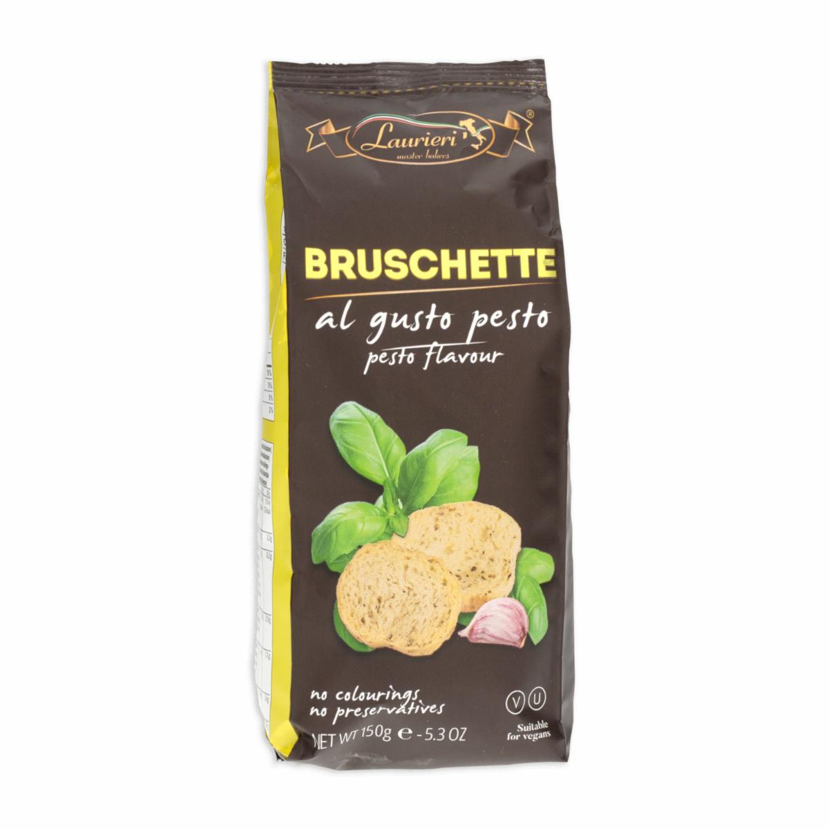 Pan Tostado Sabor Pesto LAURIERI 150 G