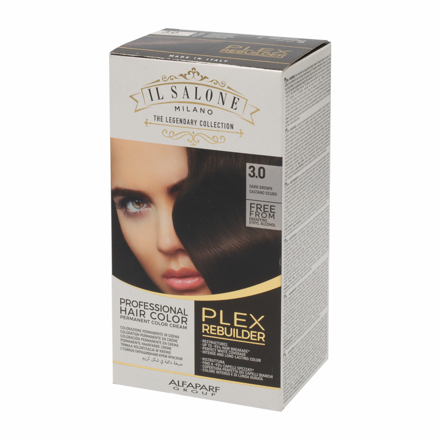 Tinte De Cabello Tono 3 Castaño Moreno IL SALONE MILANO Paquete
