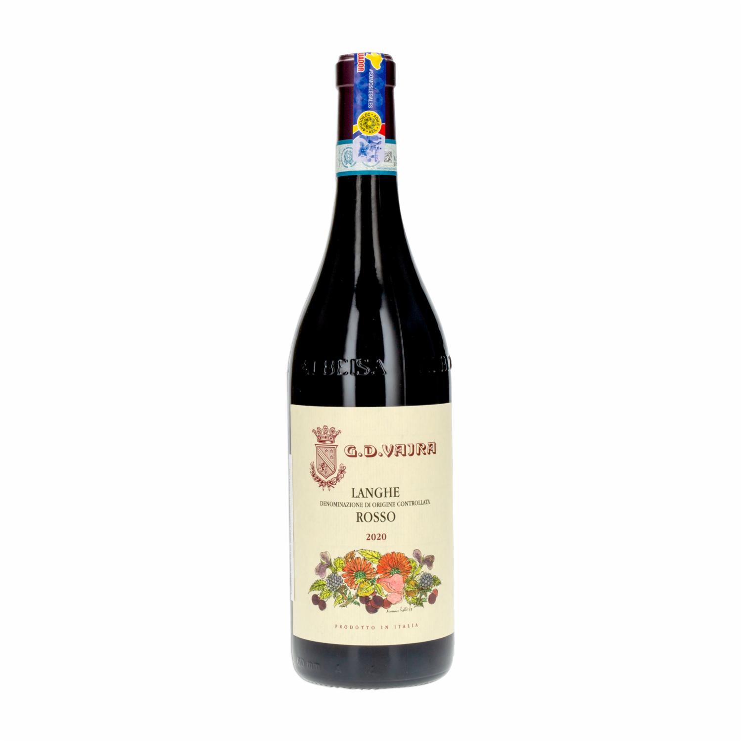 Vino Tinto Langhe Rosso G.D. VAJRA 750 Ml