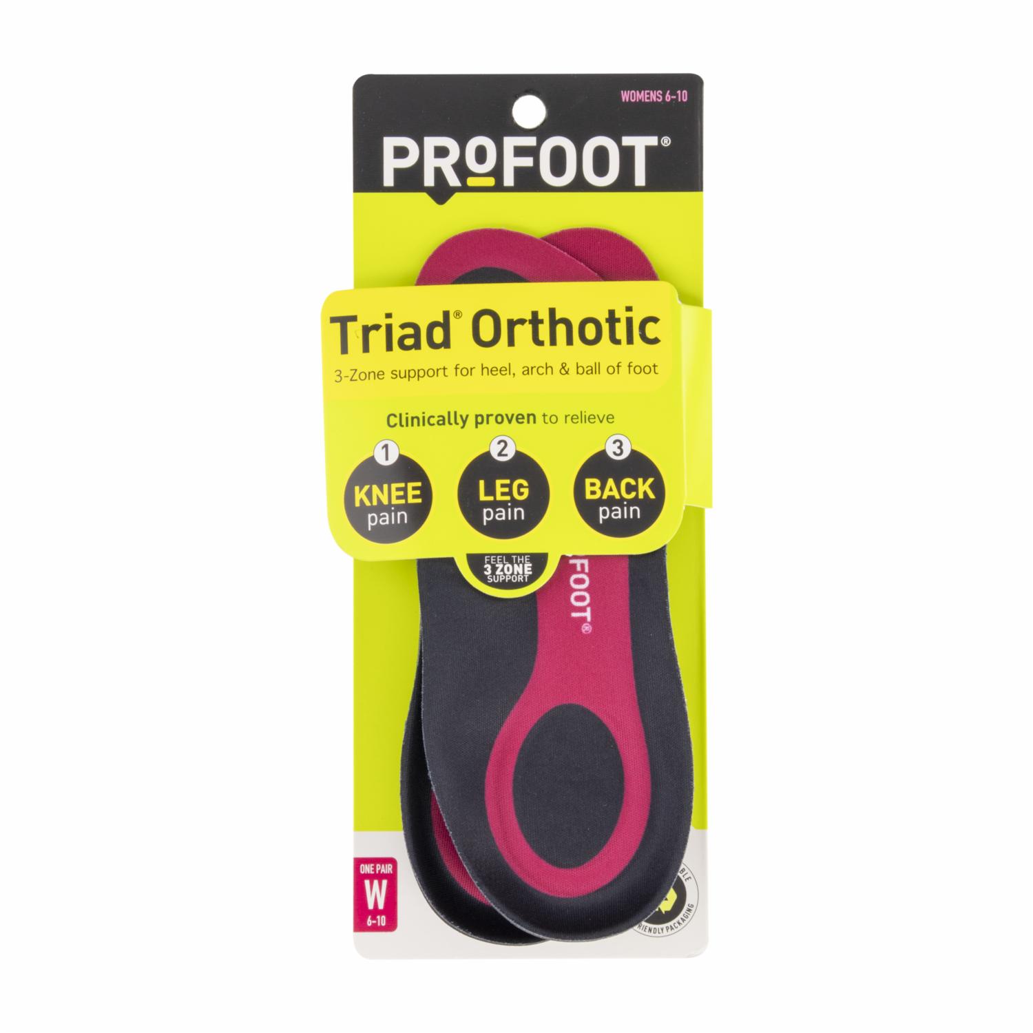 Plantilla Triad Orthotic Mujer PROFOOT 1 U
