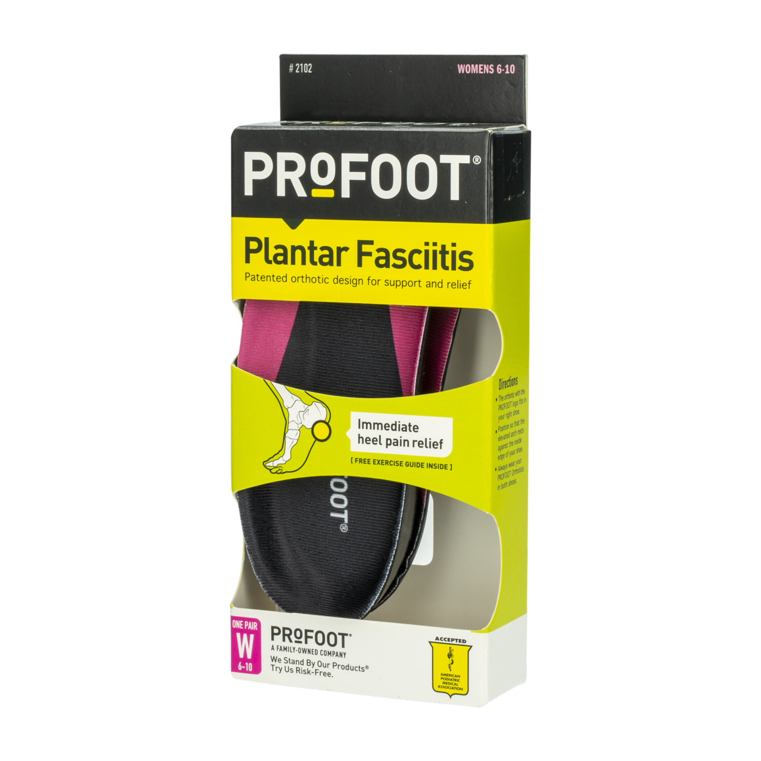 Plantilla Para La Fascitis Plantar De Mujer PROFOOT 1 U