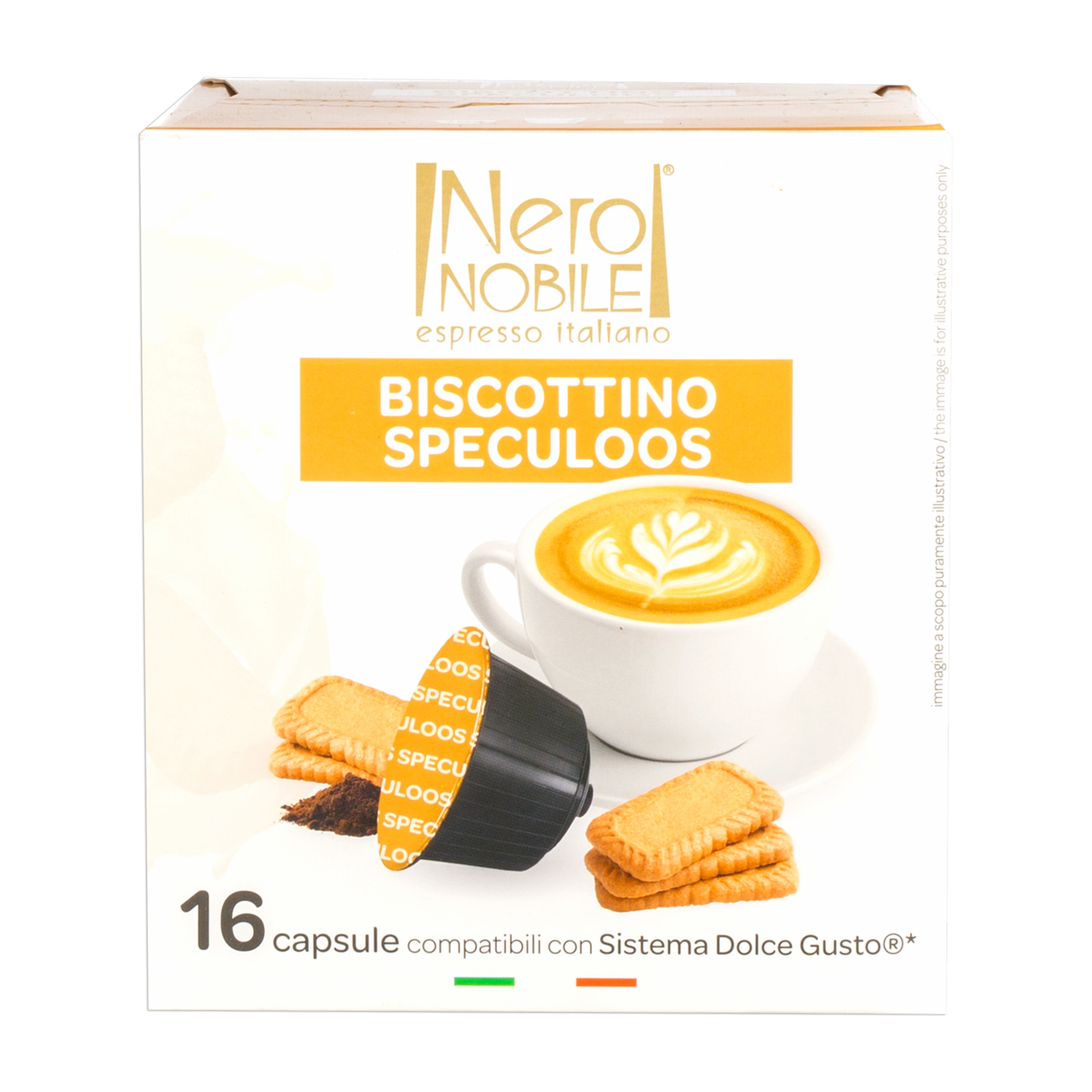 Café En Cápsulas Sabor Galleta NERO NOBILE 208 G