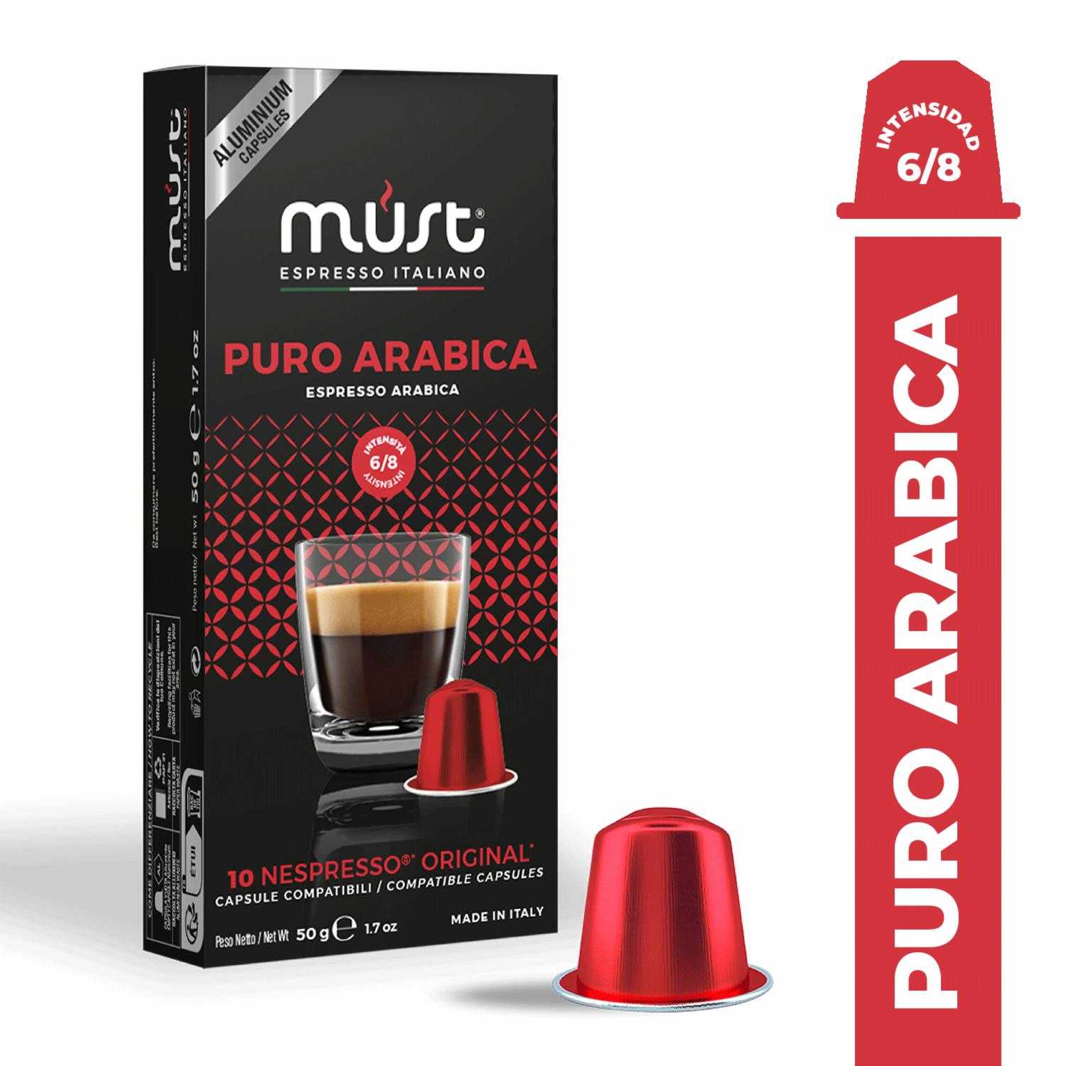 Café En Cápsulas Espress Puro Arábica MUST 50 G