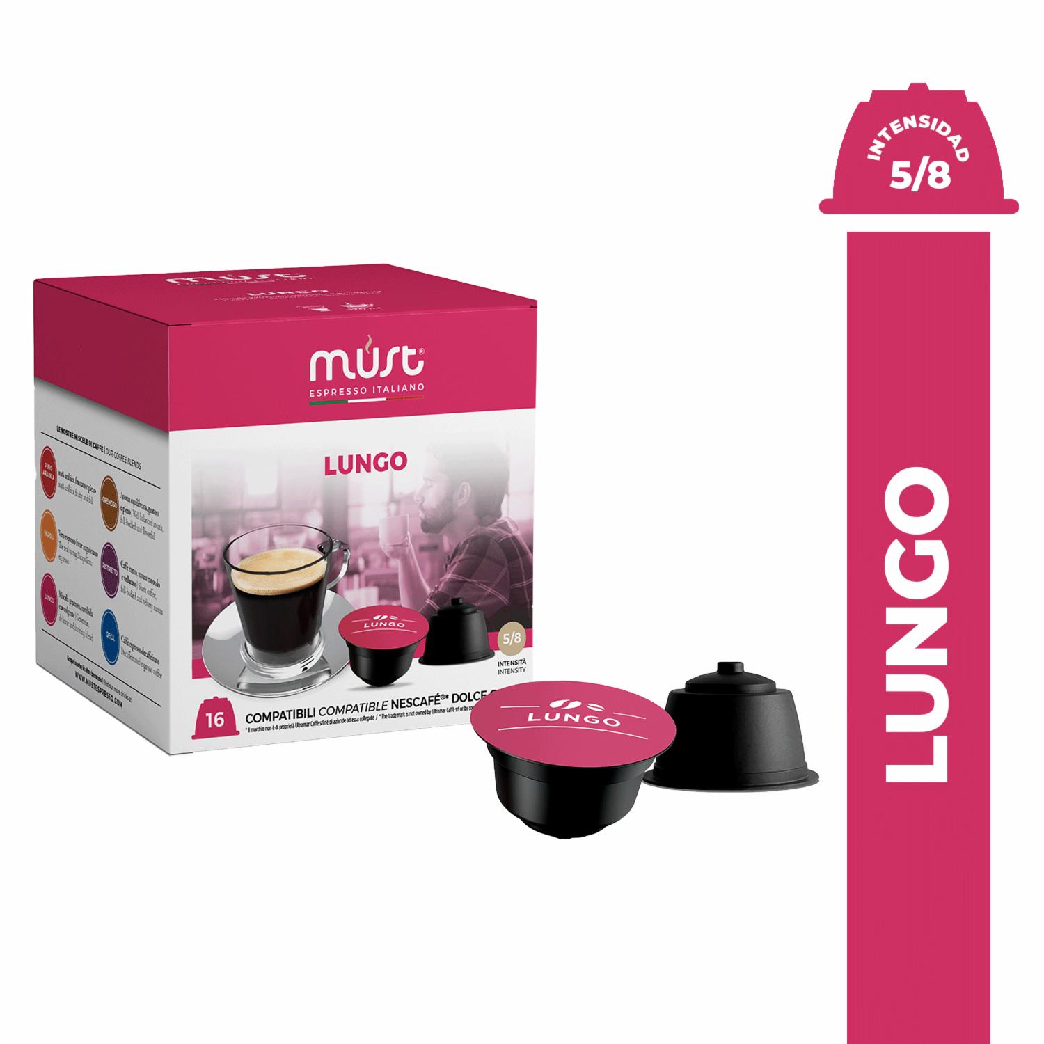 Café En Cápsulas Espresso Lungo MUST 112 G