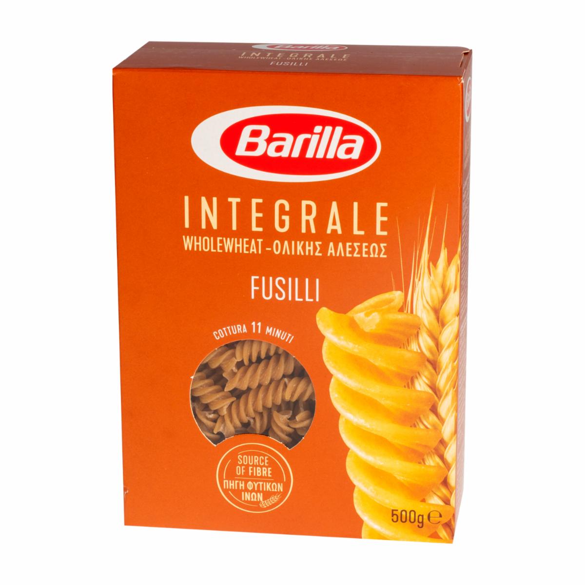 Pasta Fusili Integral BARILLA 500 G