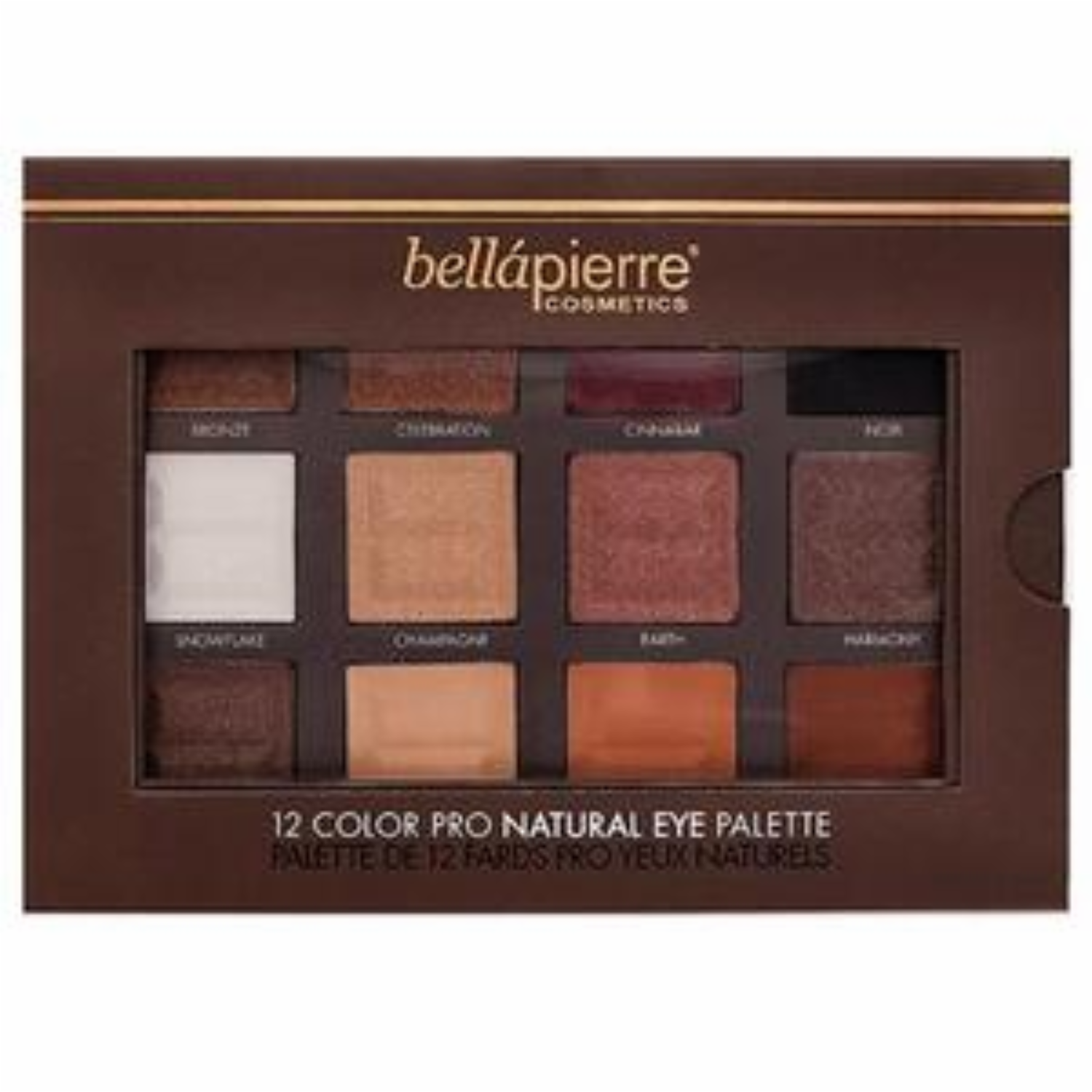 Paleta De Sombras Natural BELLÁPIERRE COSMETICS Unidad