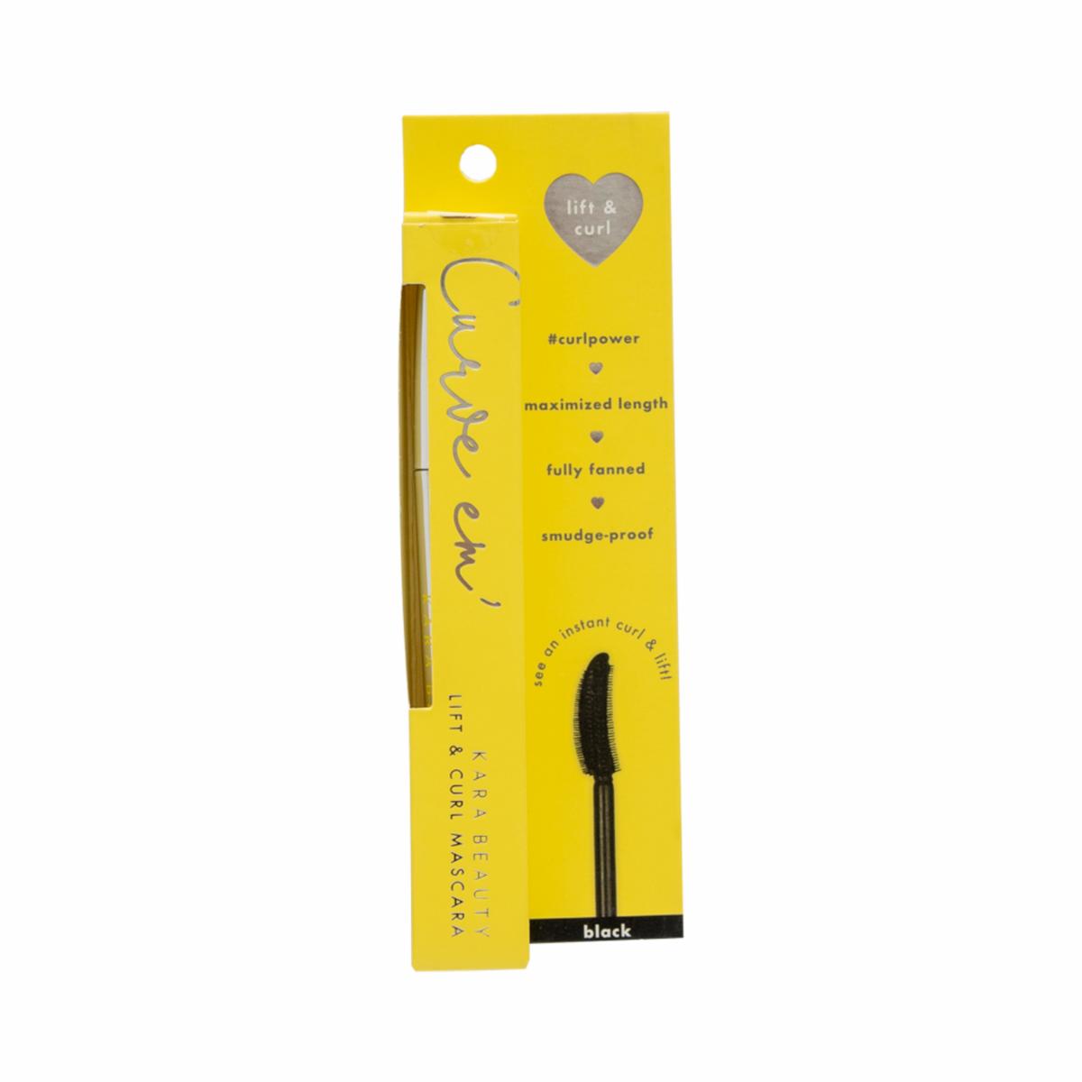 Máscara De Pestañas Curve Em Lift & Curl Black KARA BEAUTY 5 Ml