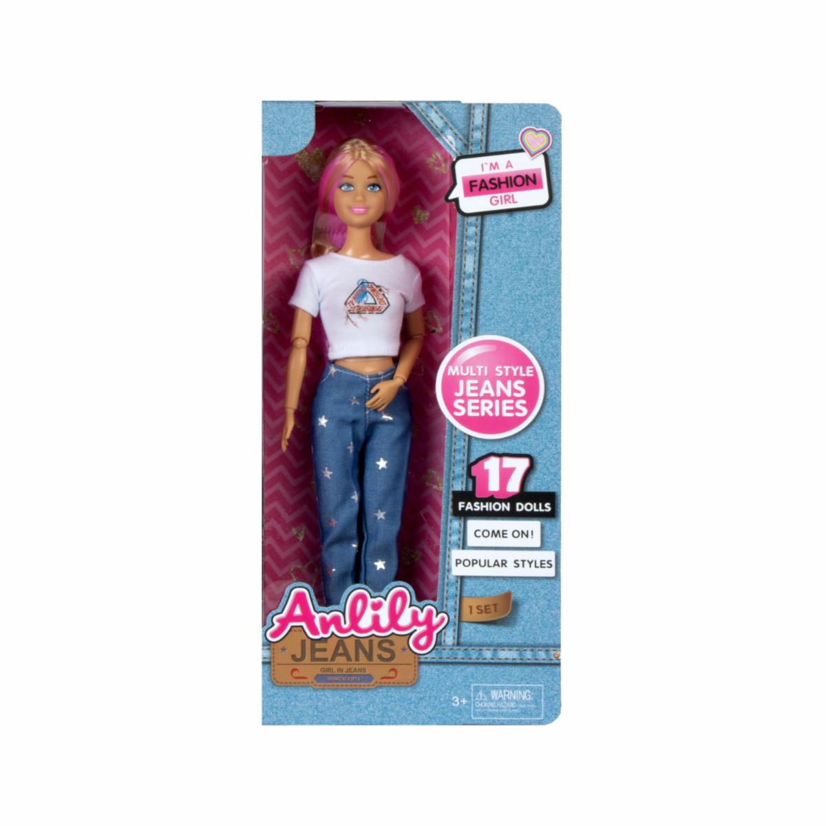 Muñeca Tipo Barbie Fashionista ANLILY Jeans