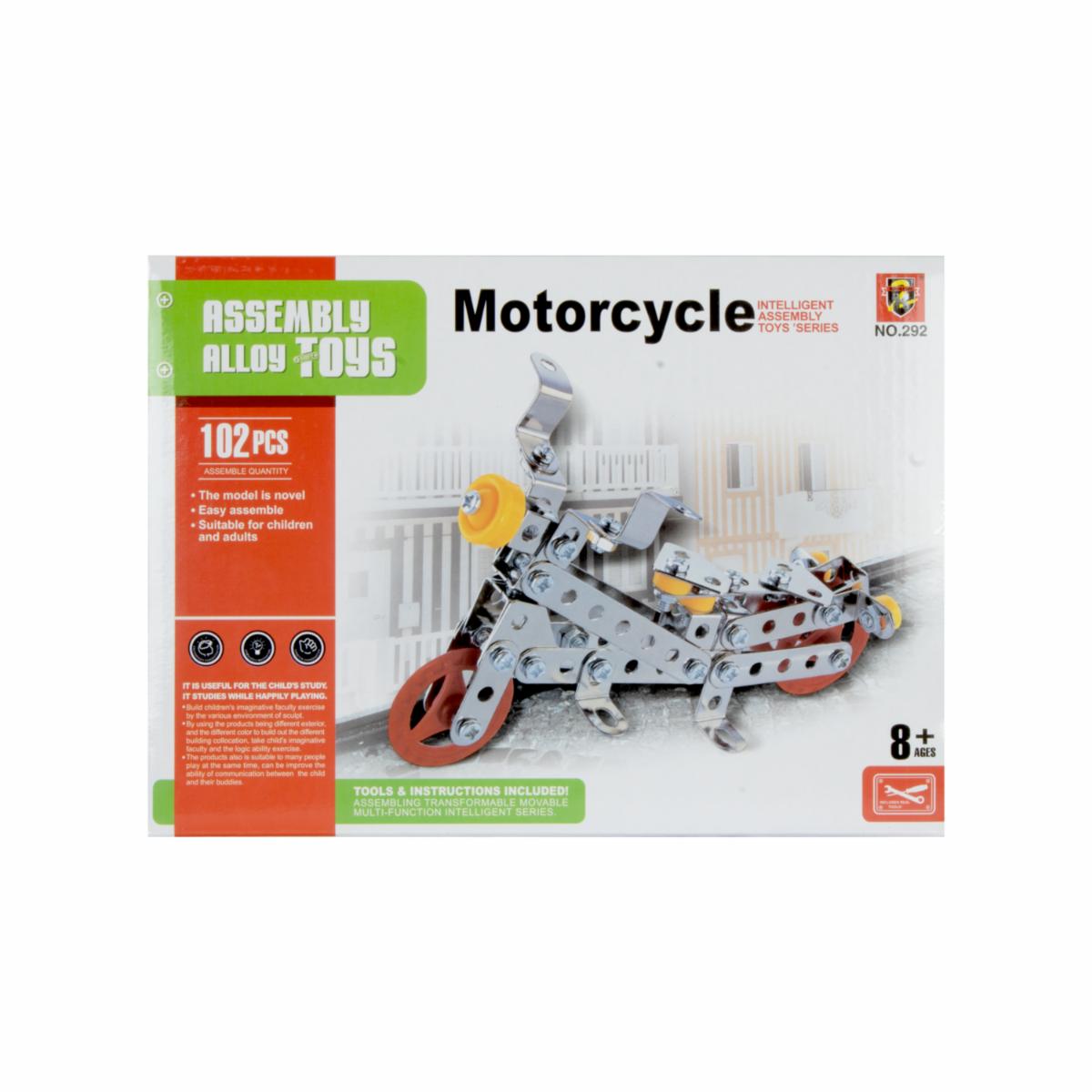 Kit Para Armar Motocicleta ASSEMBLY TOYS 102 Piezas