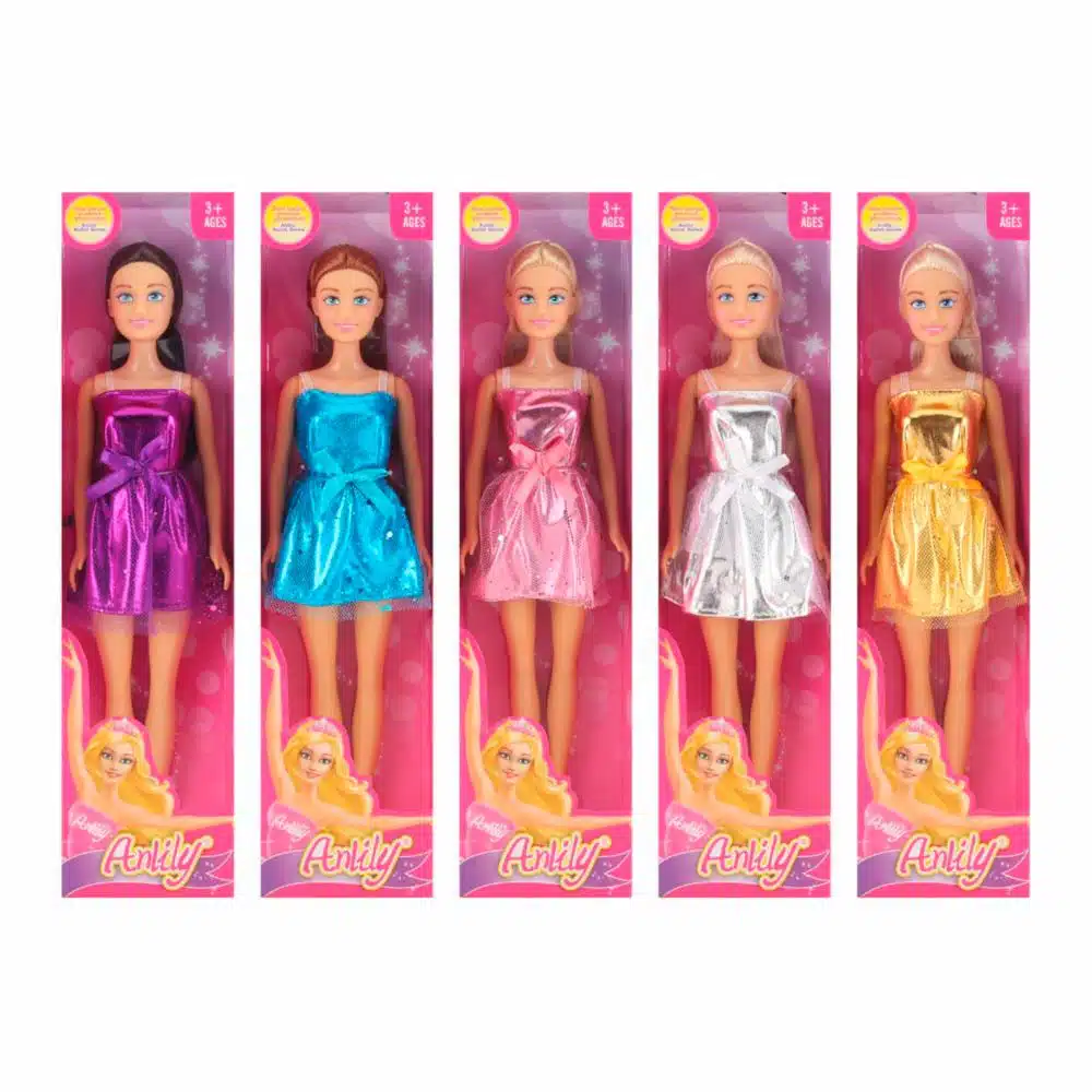 Muñeca Fashionista Tipo Barbie ANLILY Modelos Surtidos Supermaxi