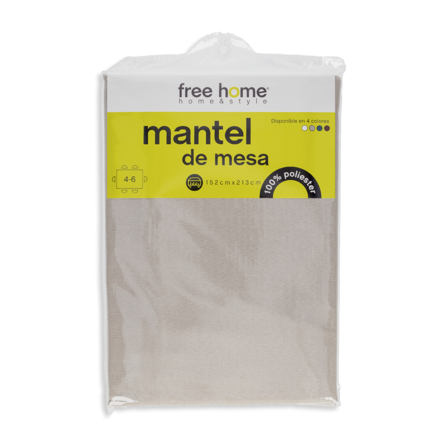 Mantel Beige FREE HOME 152 X 213 Cm