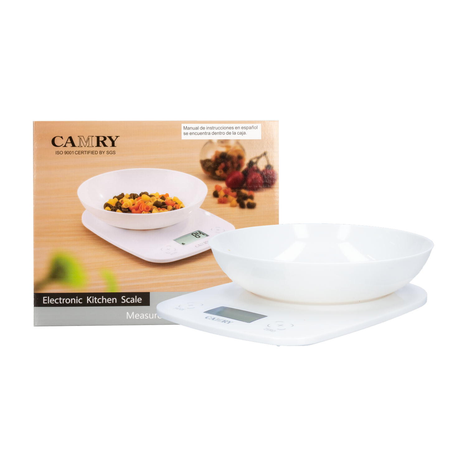 Balanza Cocina Con Tazón CAMRY Unidad