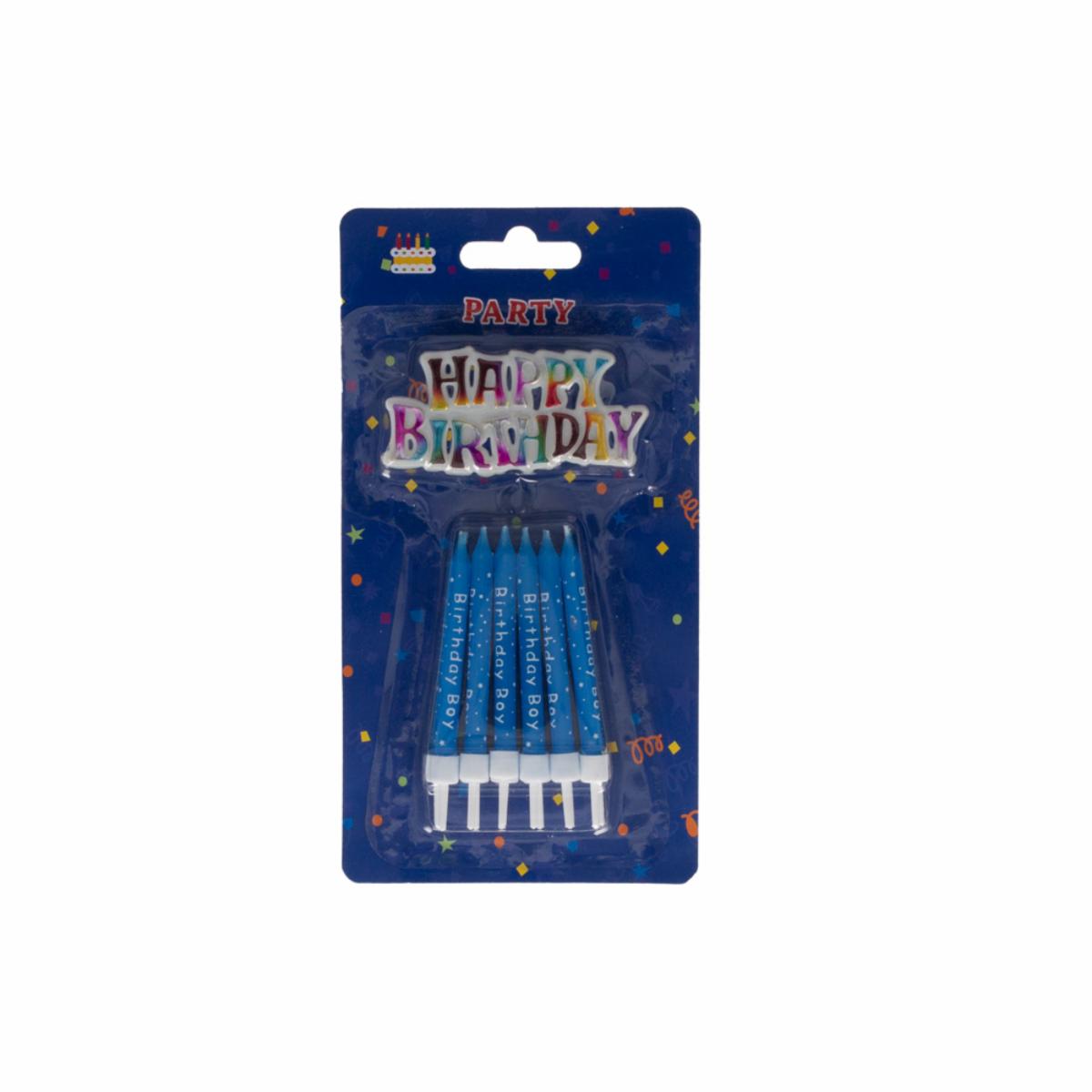 Velas Happy Birthday Celeste PARTY X 12 Unidades