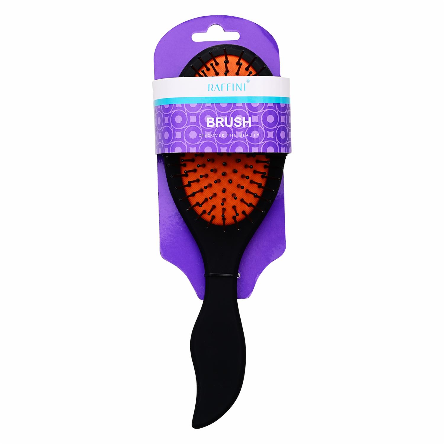 Cepillo De Cabello Ovalado Madera Negro JOIA Unidad