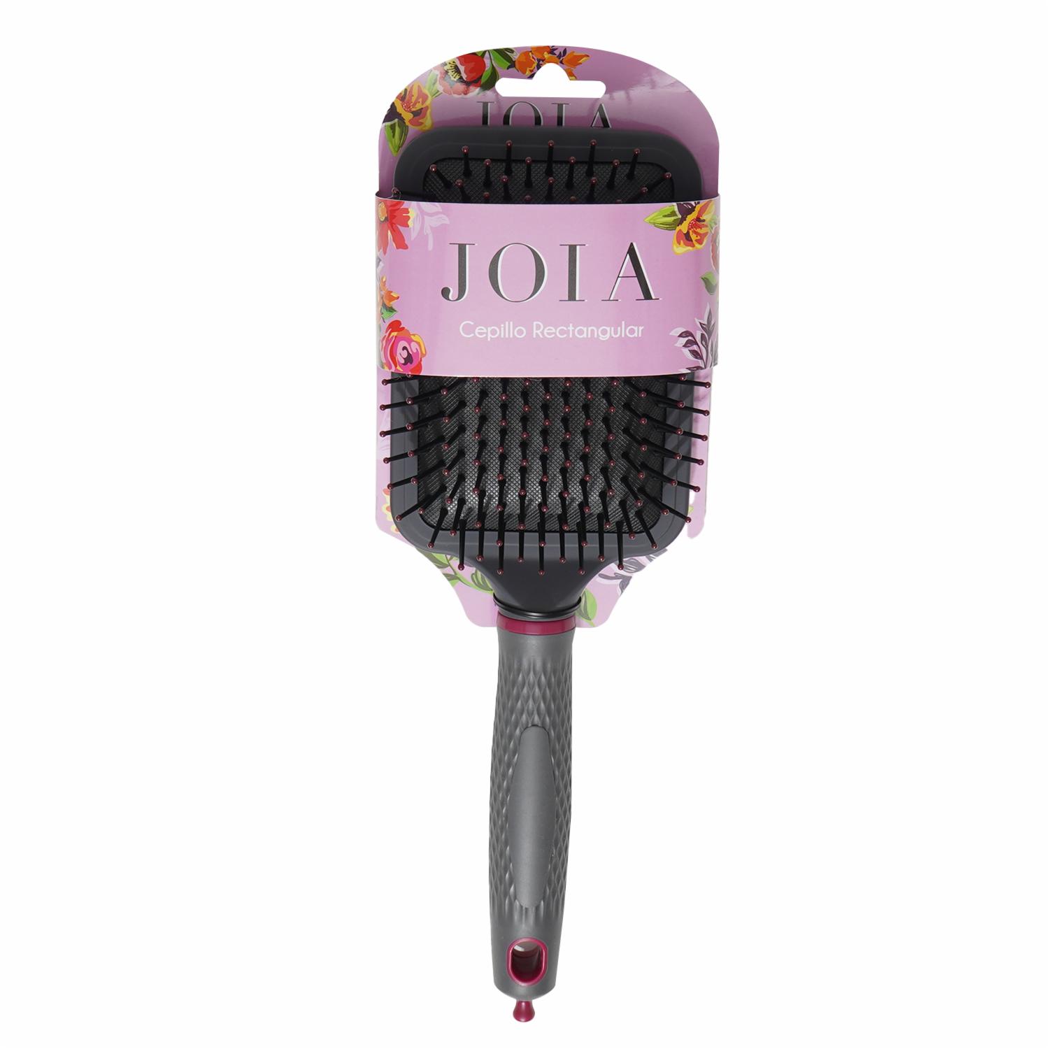 Cepillo De Cabello Rectangular Gris Morado JOIA Unidad