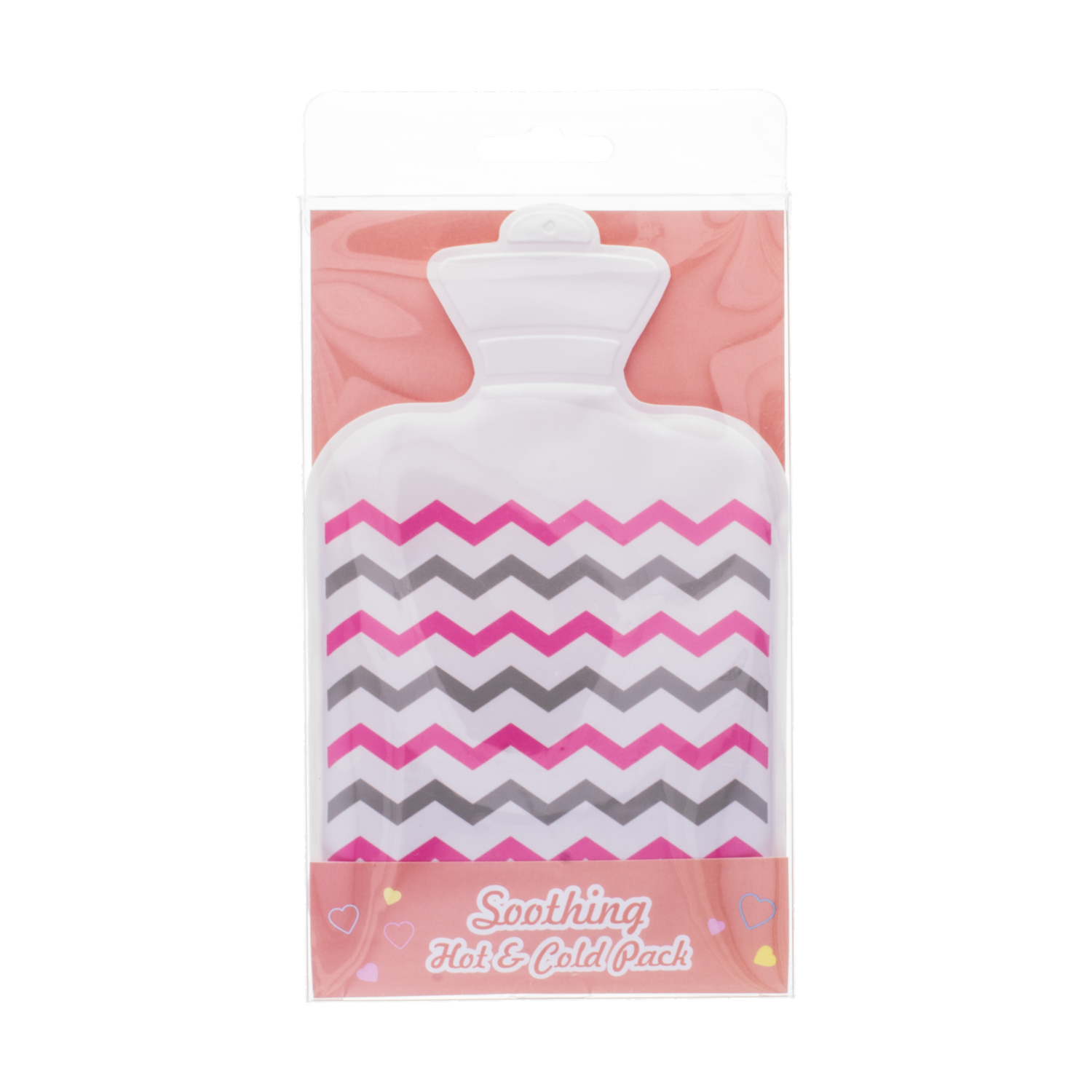Compresa Frio/Caliente Rayas Rosado/Café HOT & COLD Unidad