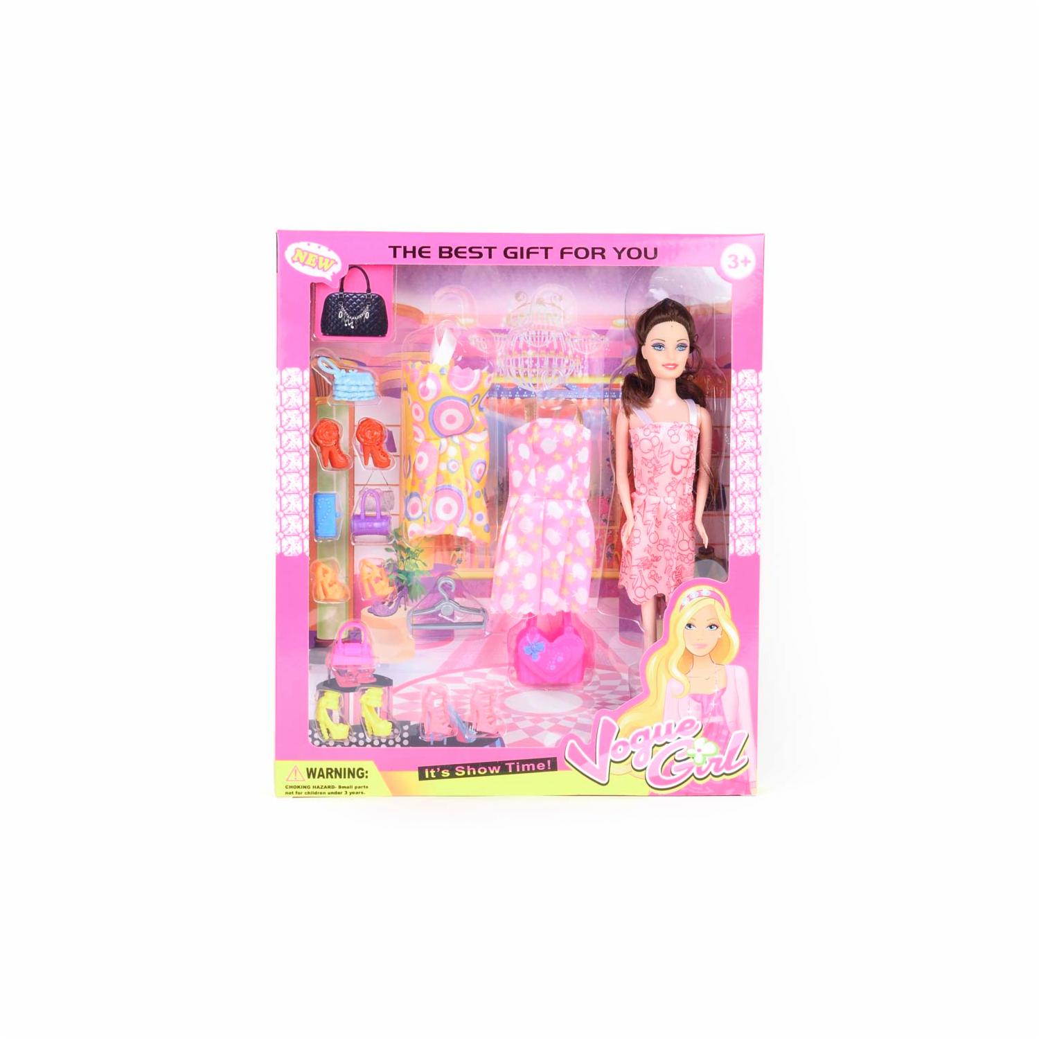 Muñeca Tipo Barbie VOGUE GIRL Incluye Accesorios