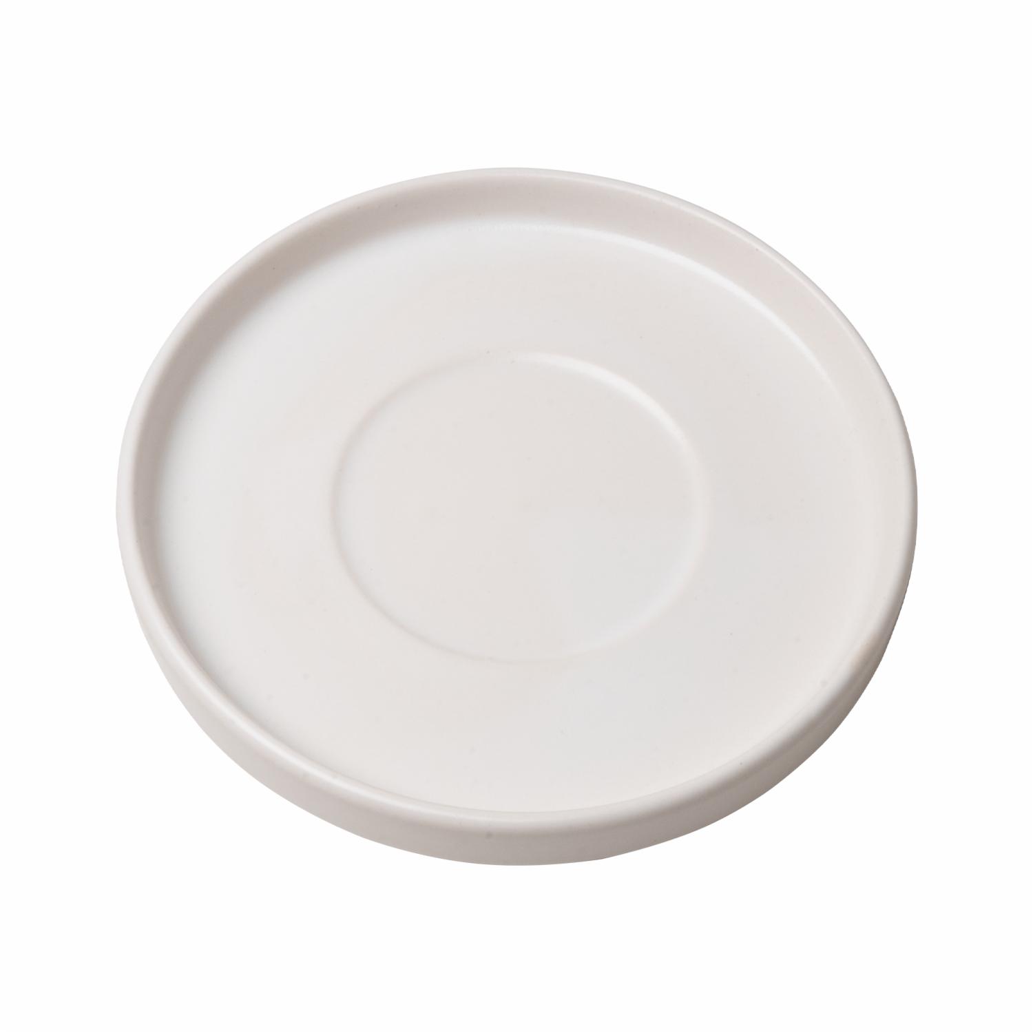Plato Para Taza Blanco Mate KERAMIKA 14 Cm