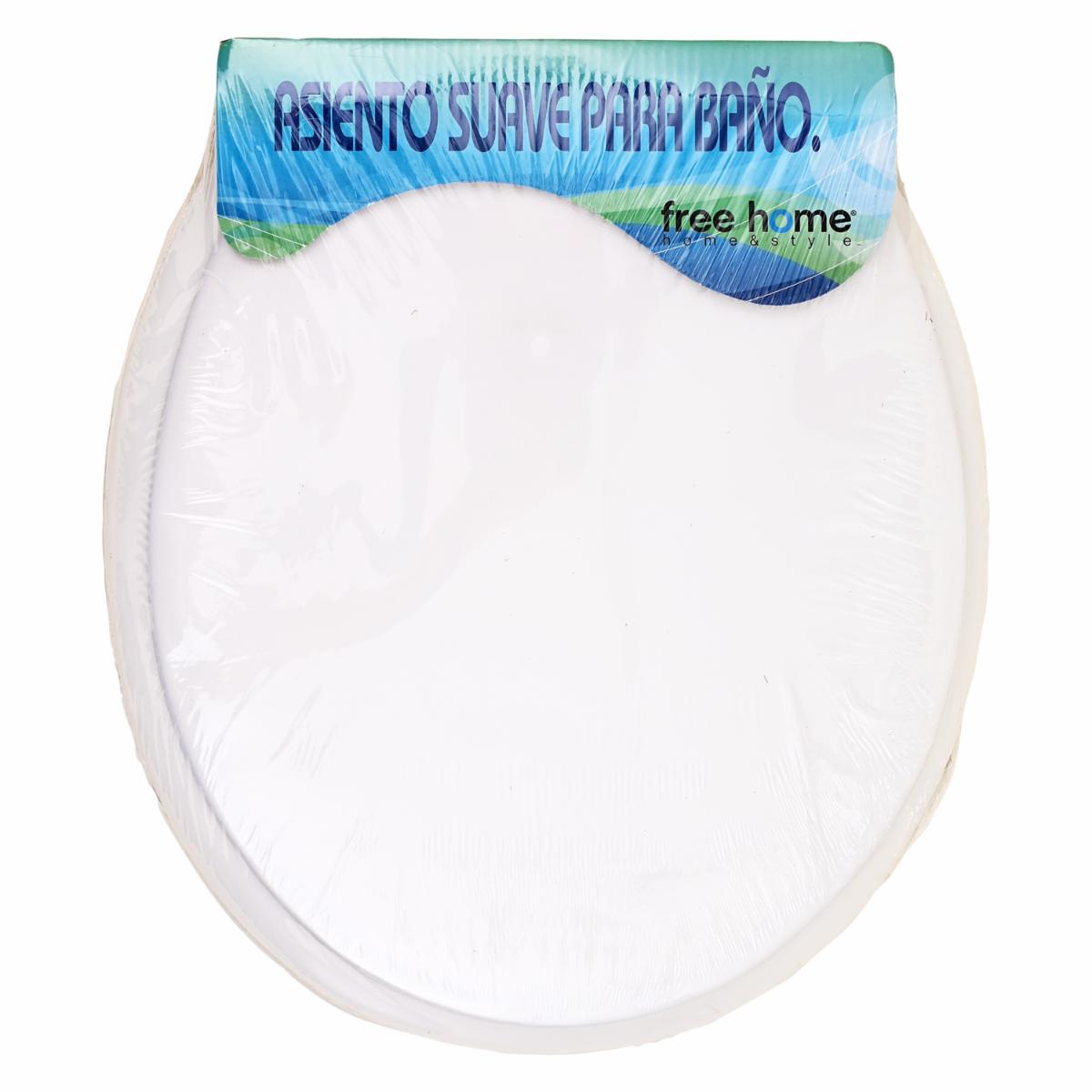 Asiento Para Inodoro Blanco FREE HOME 17″