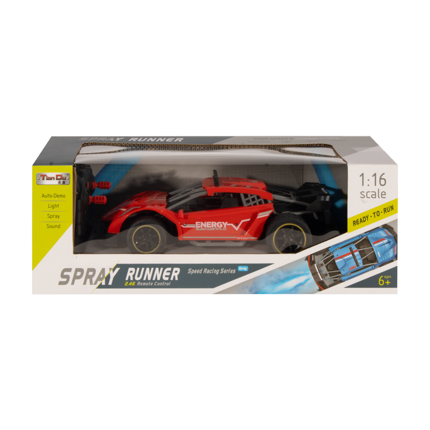 Vehículo R/c 1:16 Lamborghini TIANDU Usa Pilas AA x 2