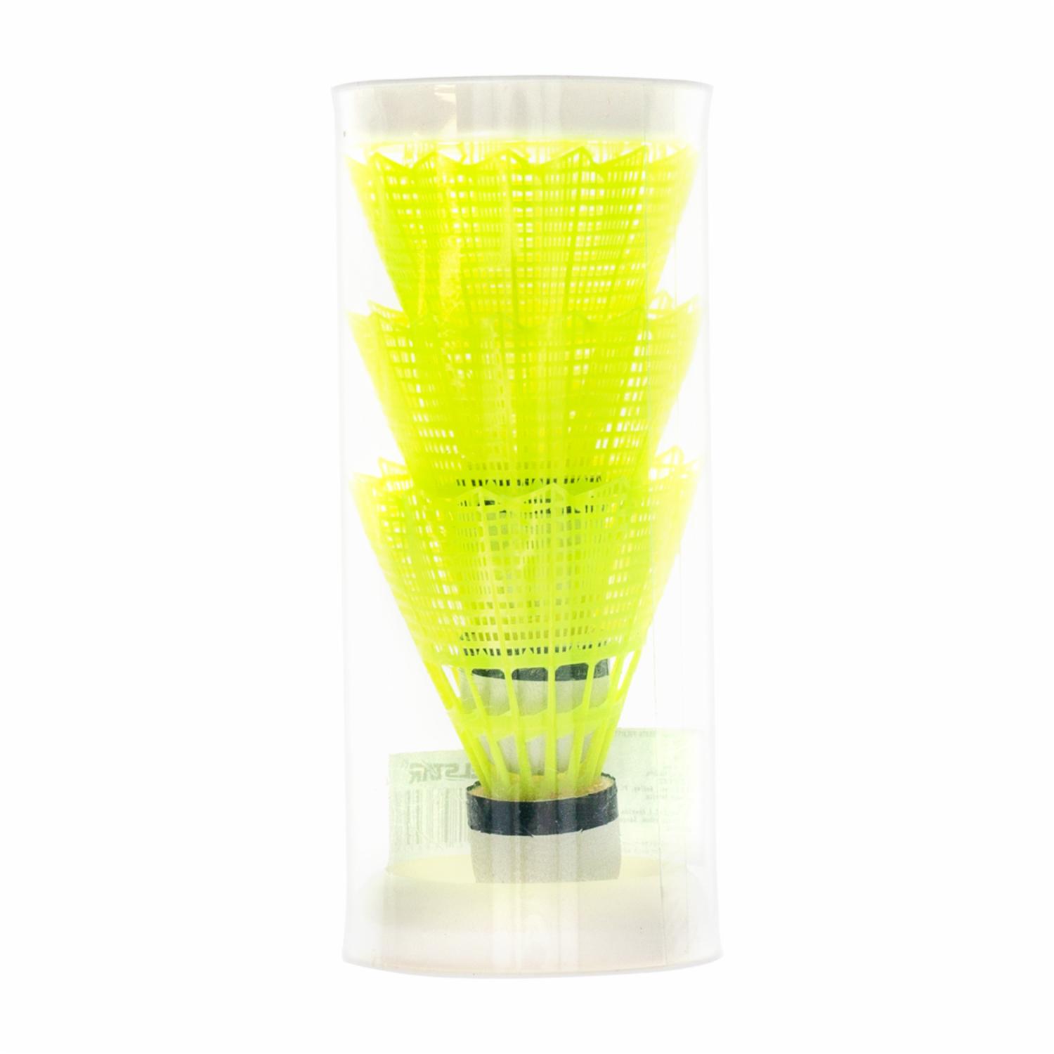 Pelota De Bádminton Volante Nylon W330bb WELSTAR 3 Piezas