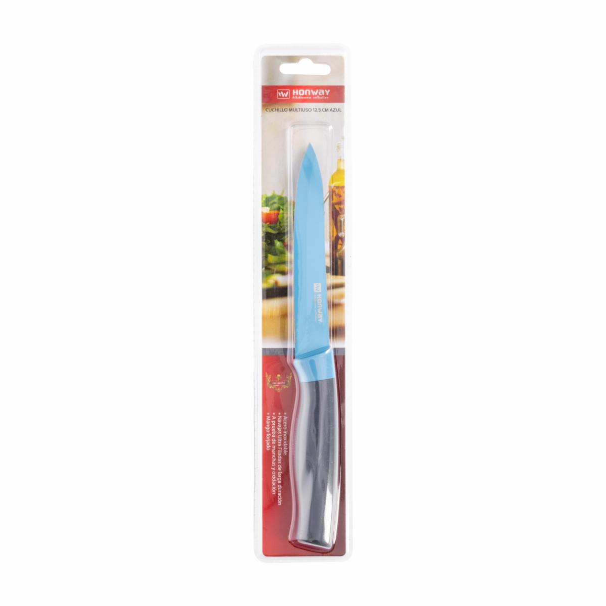 Cuchillo Utilitario Color Azul HONWAY Unidad