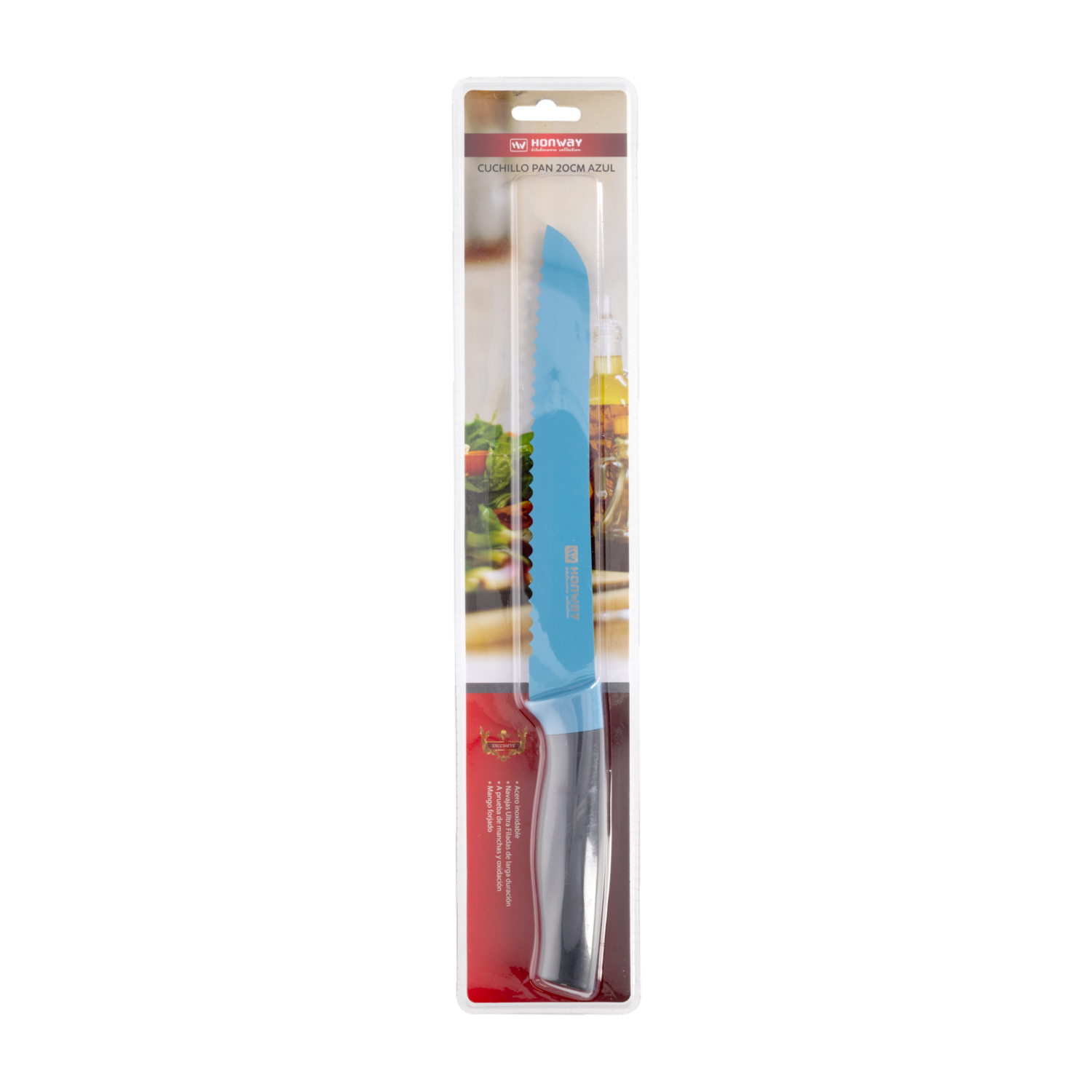 Cuchillo De Chef Color Azul HONWAY Unidad