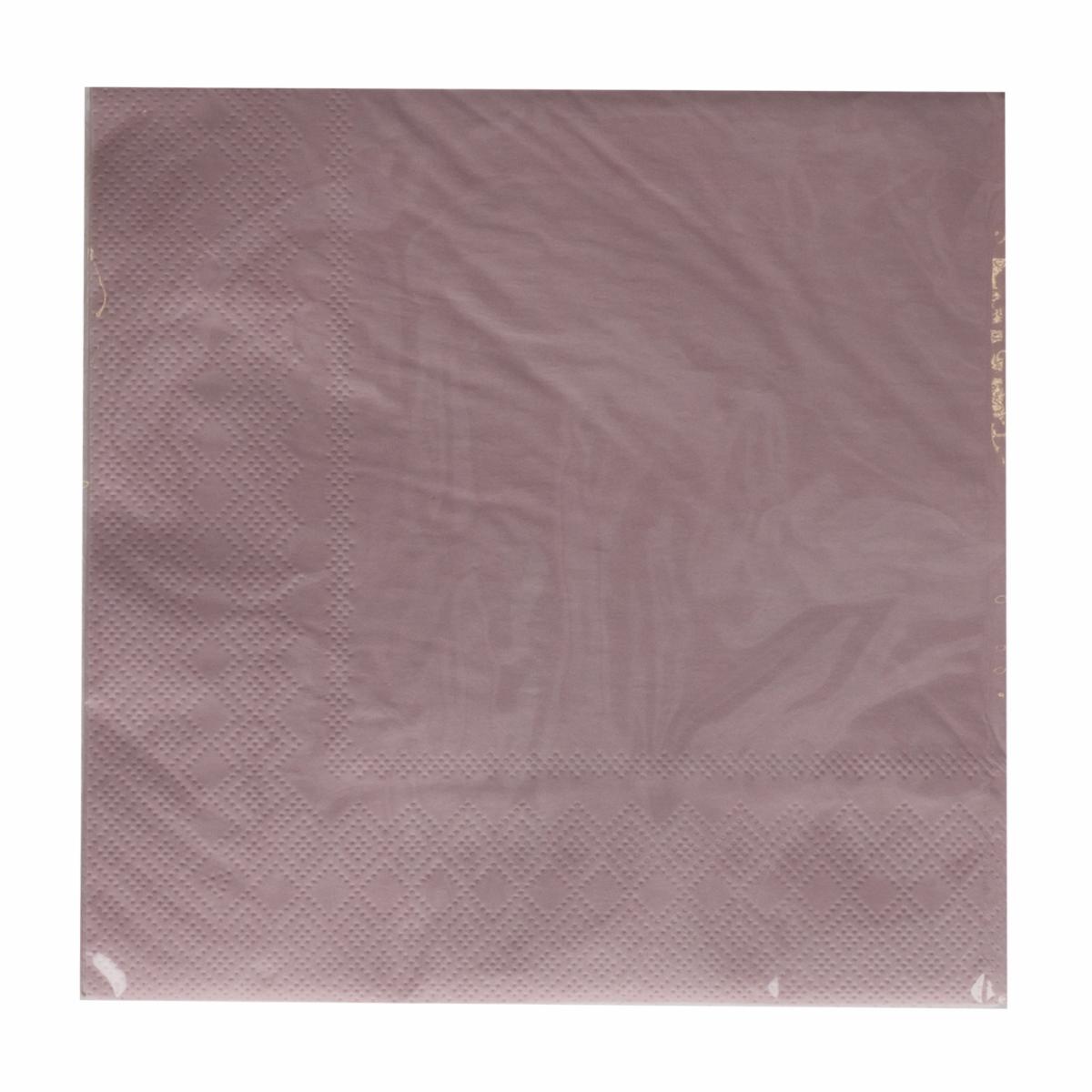 Servilleta Macarrón Rosado 33 x 33 cm DFHO 20 Unidades